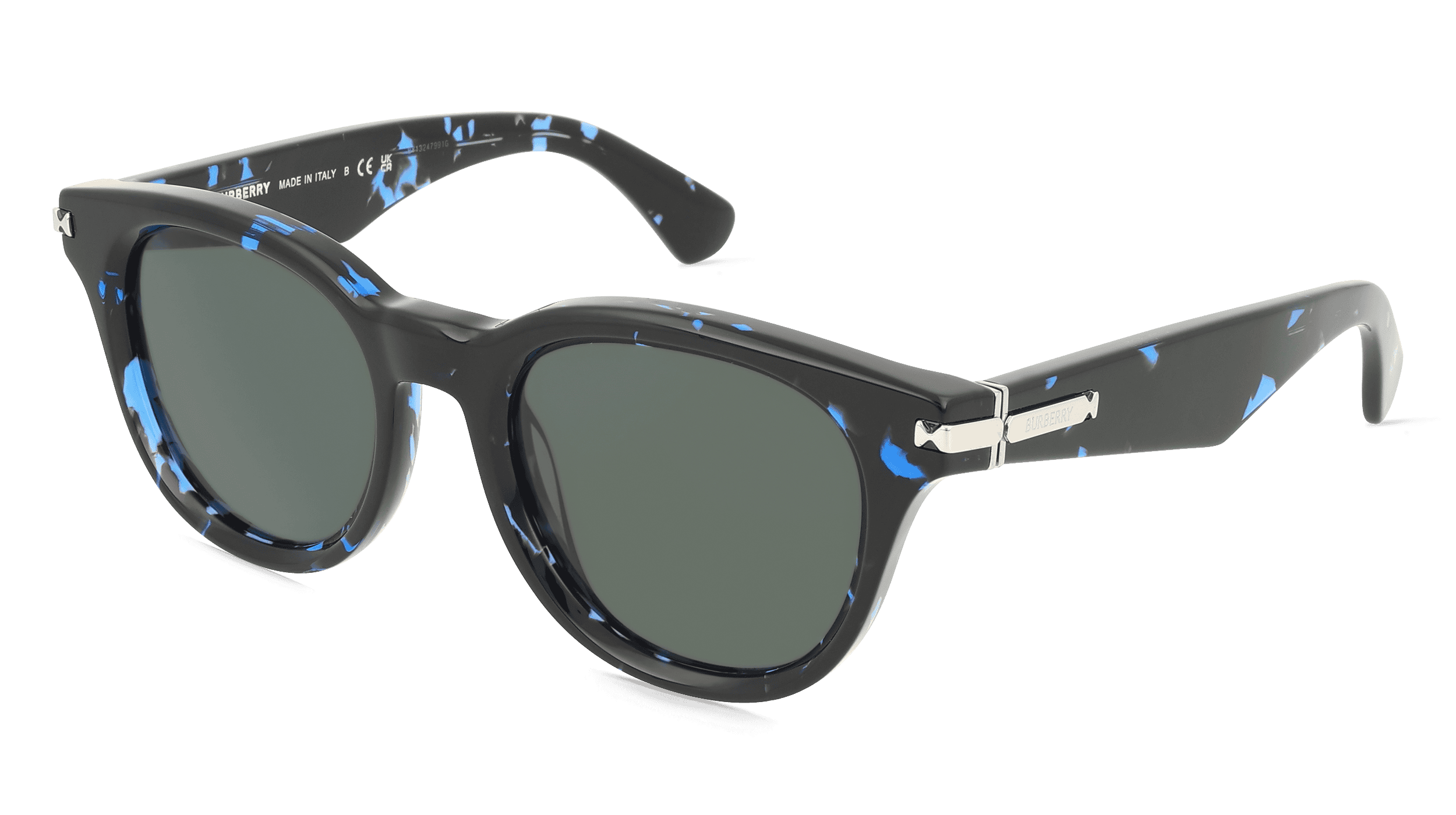 Burberry BE4439 Mannen Zonnebril, havana blauw