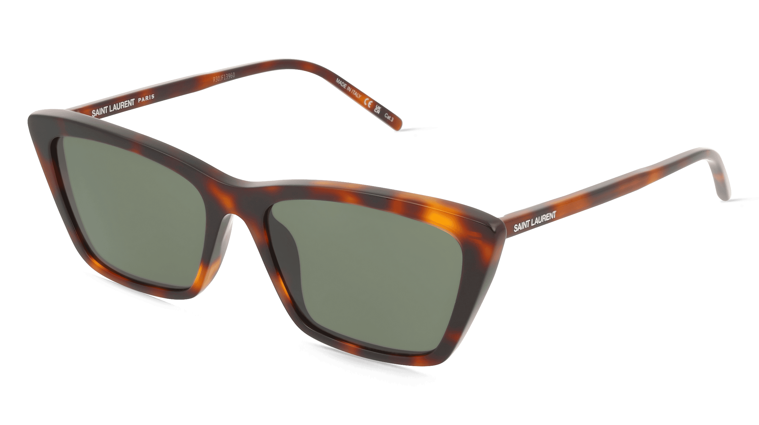 Saint Laurent SL 737 MICA THIN Vrouwen Zonnebril, Havanna donker