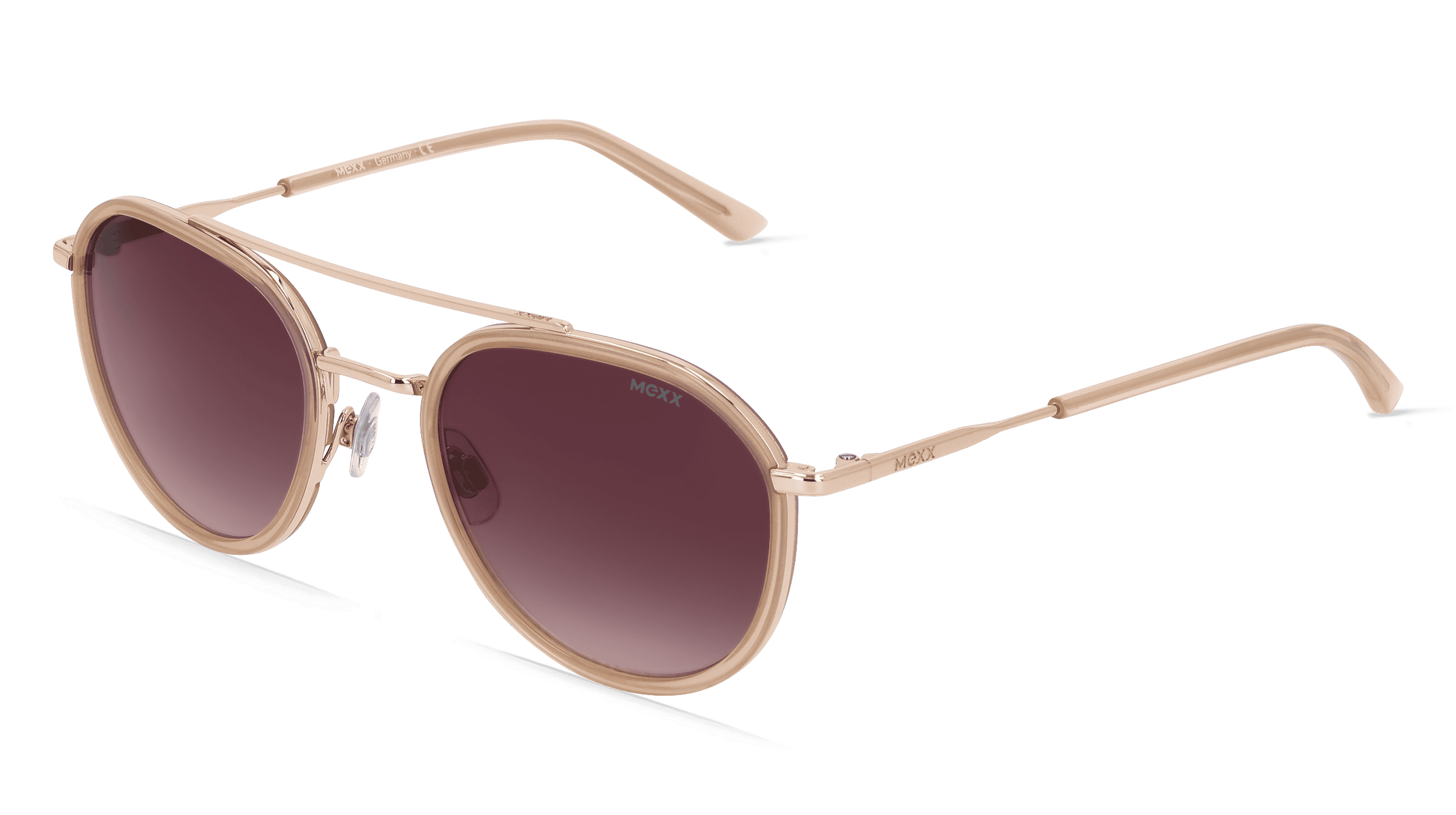 MEXX EYES 6521 Unisex Zonnebril, goud beige