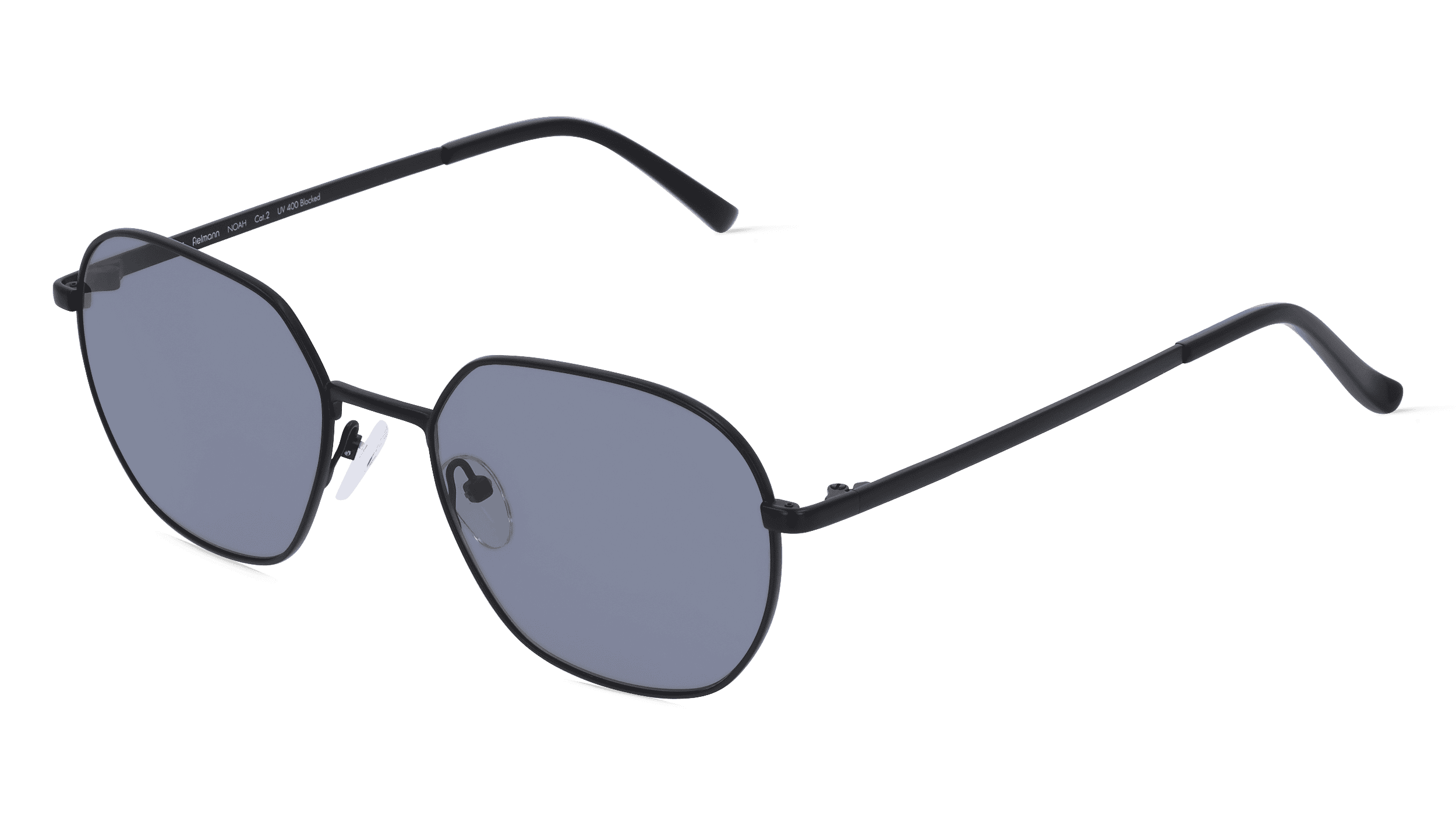 NOAH SUN Unisex Zonnebril, zwart mat