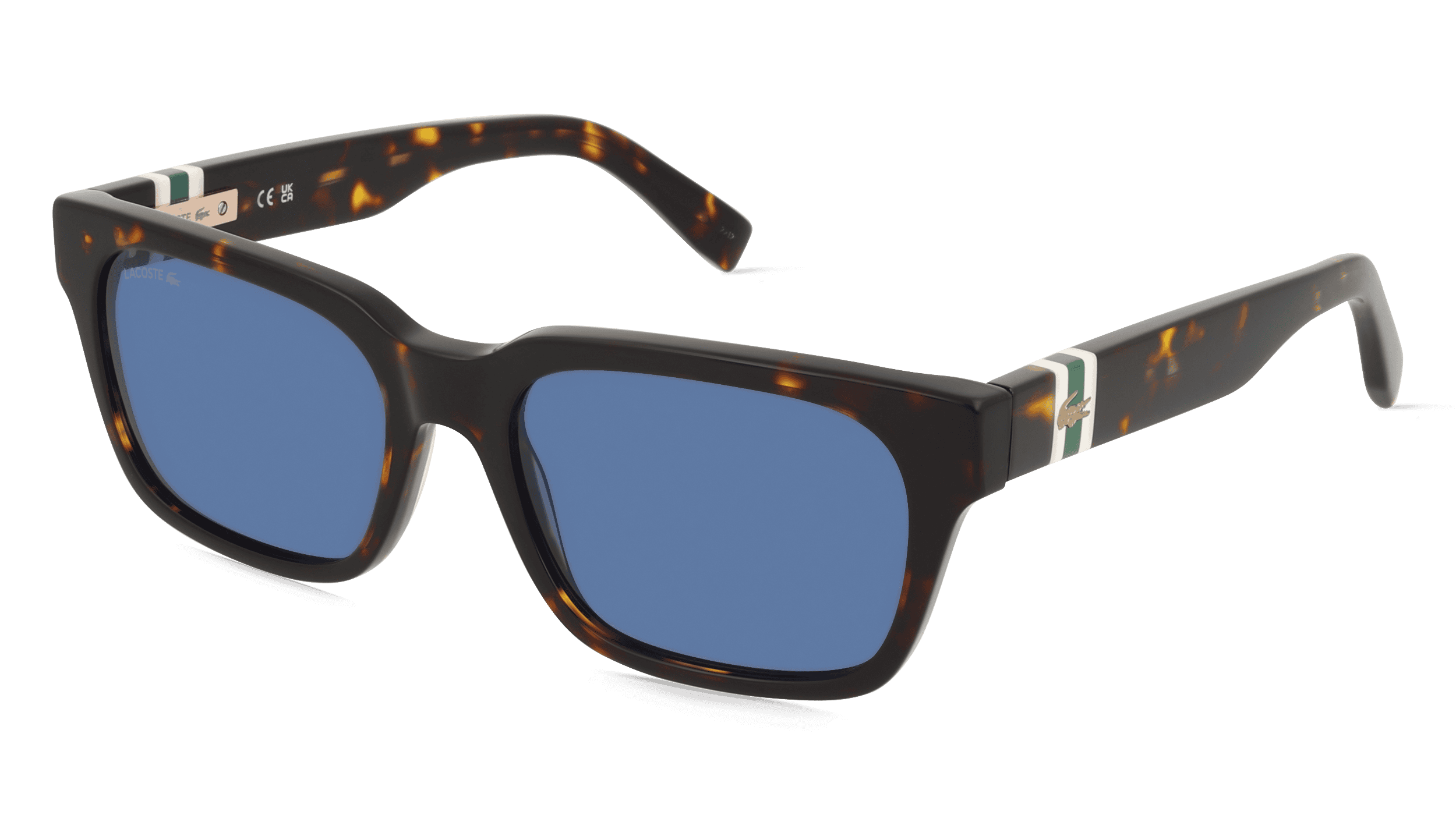 Lacoste L6007S Unisex Zonnebril, bruin havana