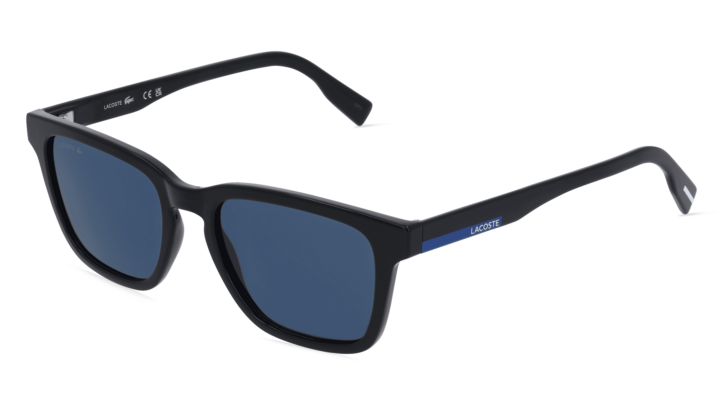 Lacoste L987S Unisex Zonnebril, Zwart glanzend