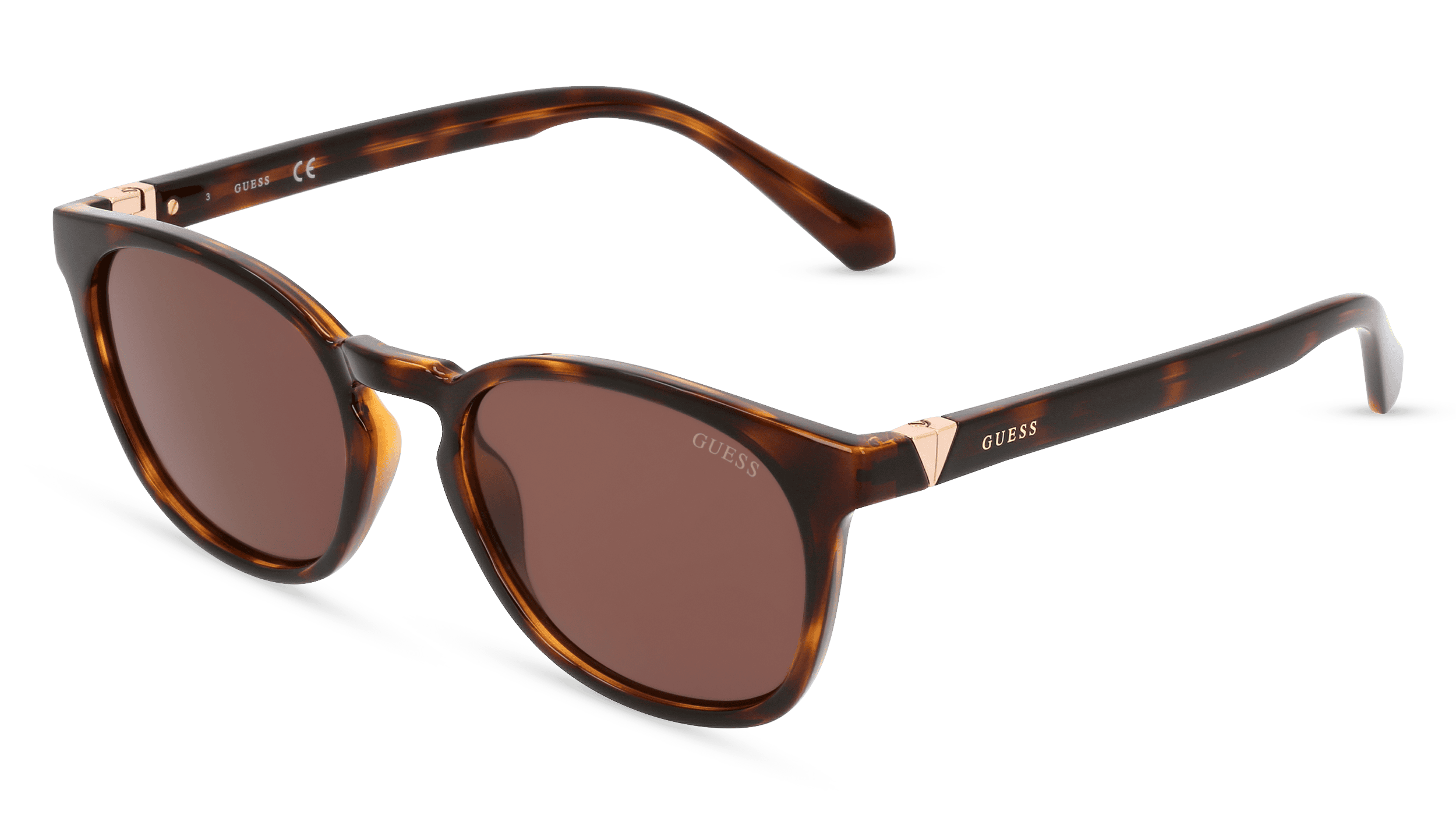 GUESS GU00045 Mannen Zonnebril, Havanna donker