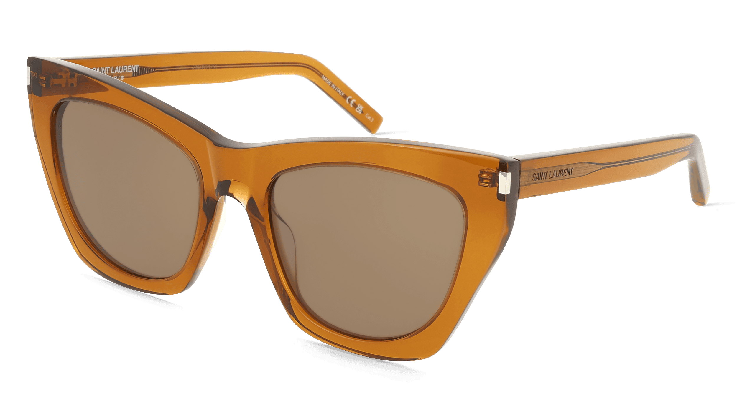 Saint Laurent SL 214 KATE Unisex Zonnebril, bruin