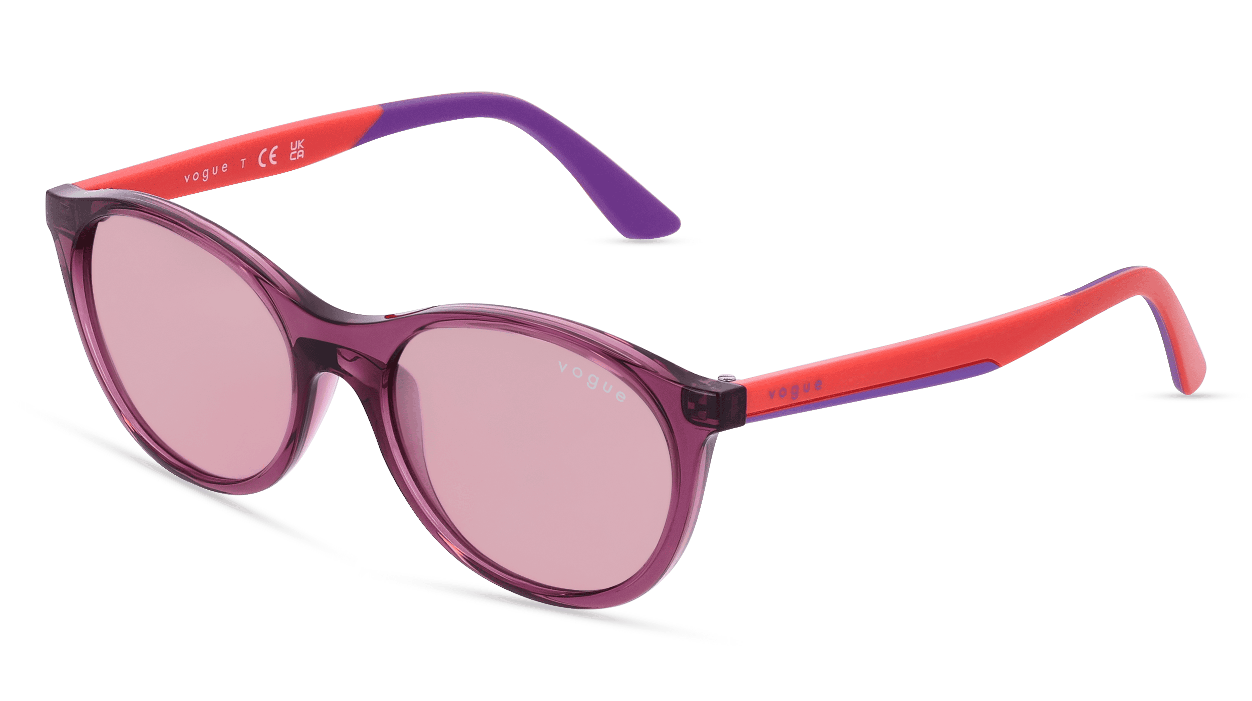 Vogue eyewear VJ2015 Unisex Zonnebril, Violet transparant