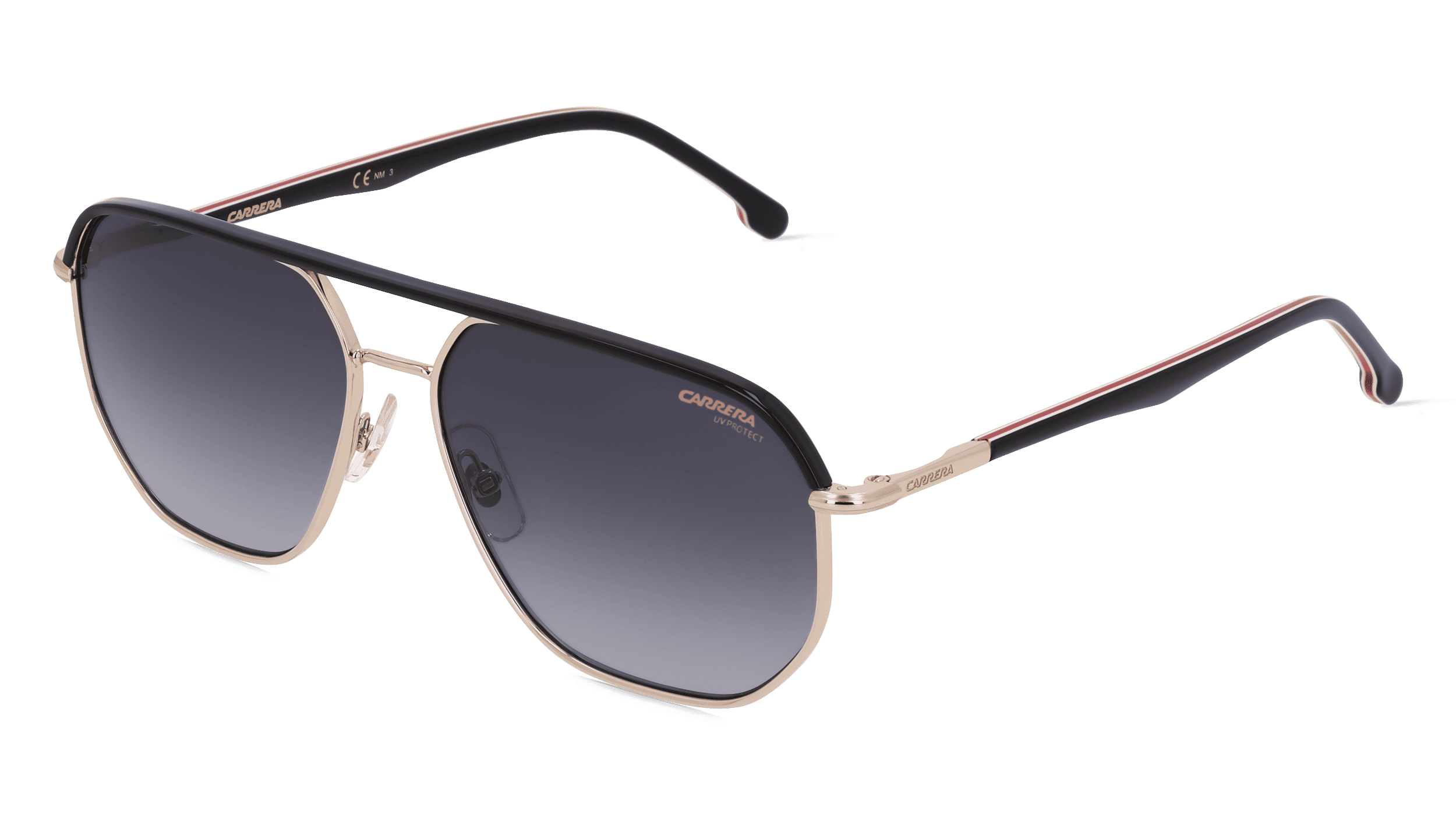 Carrera 304/S Mannen Zonnebril, zwart goud