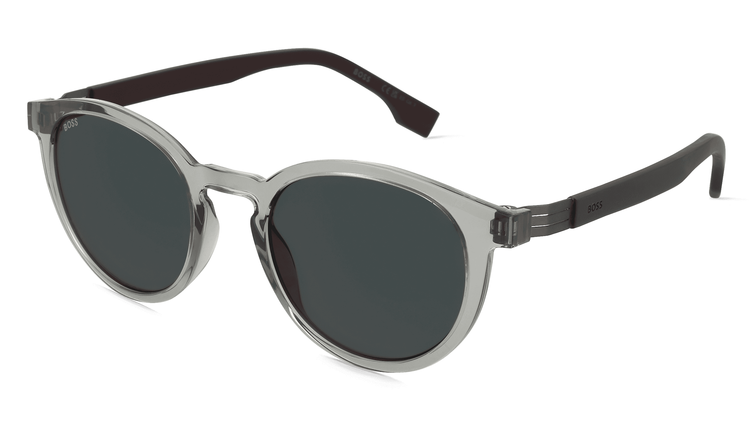 Boss 1575/S Mannen Zonnebril, Bordeauxrood grijs