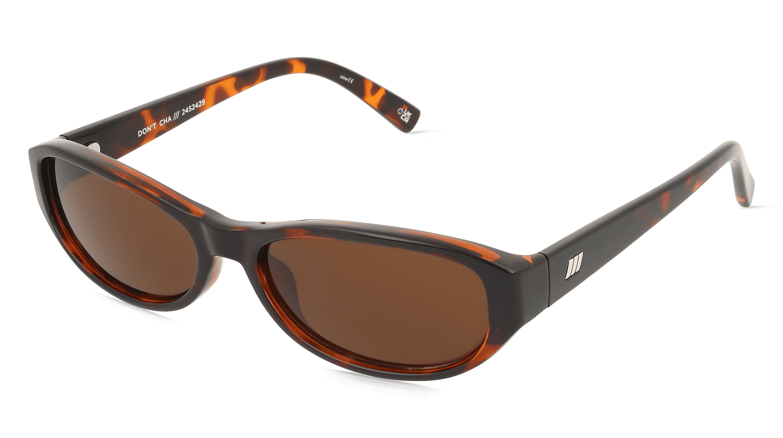 Le Specs DONT CHA Unisex Zonnebril, Bruin donker