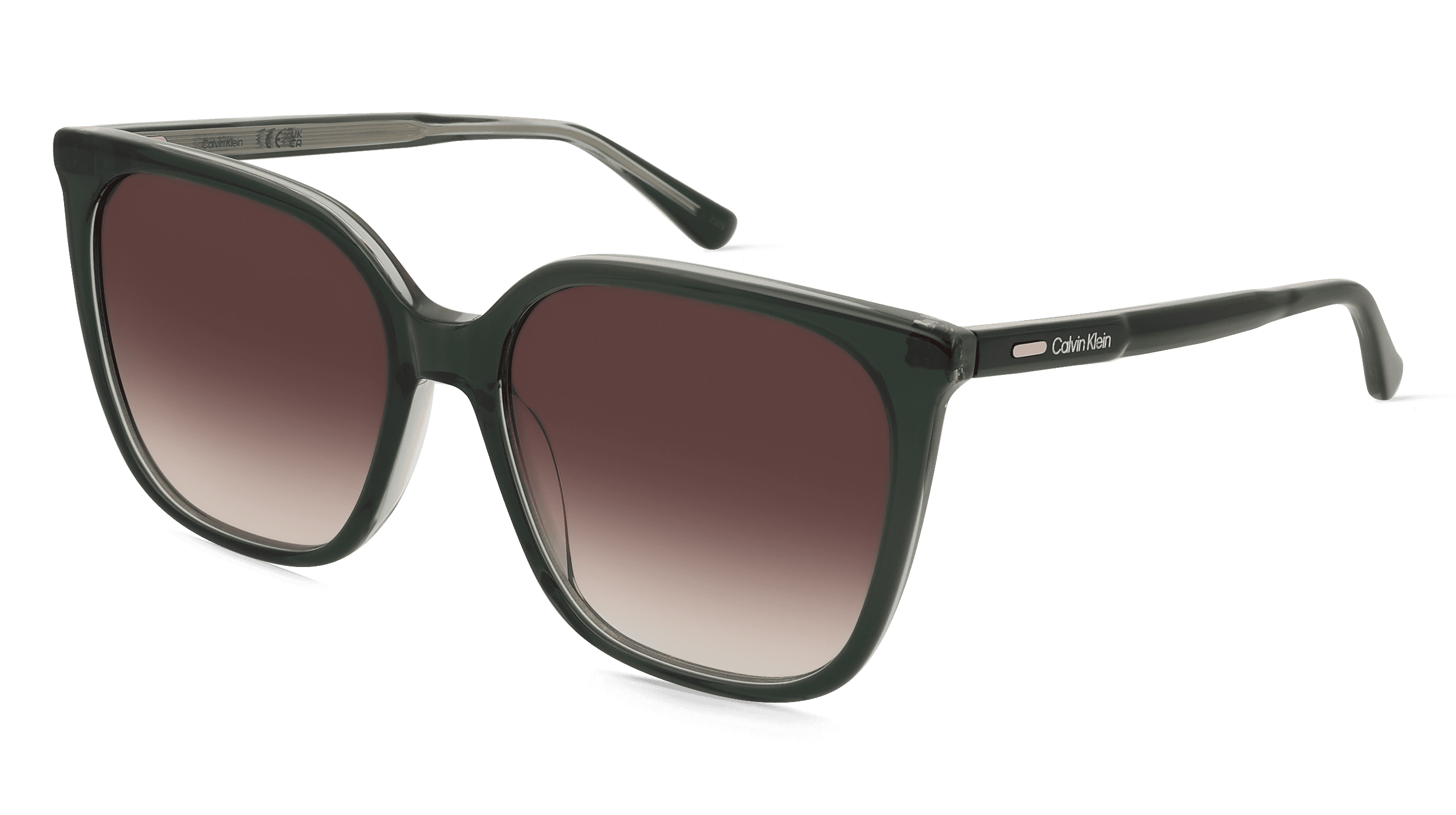 Calvin Klein CK24509S Unisex Zonnebril, groen