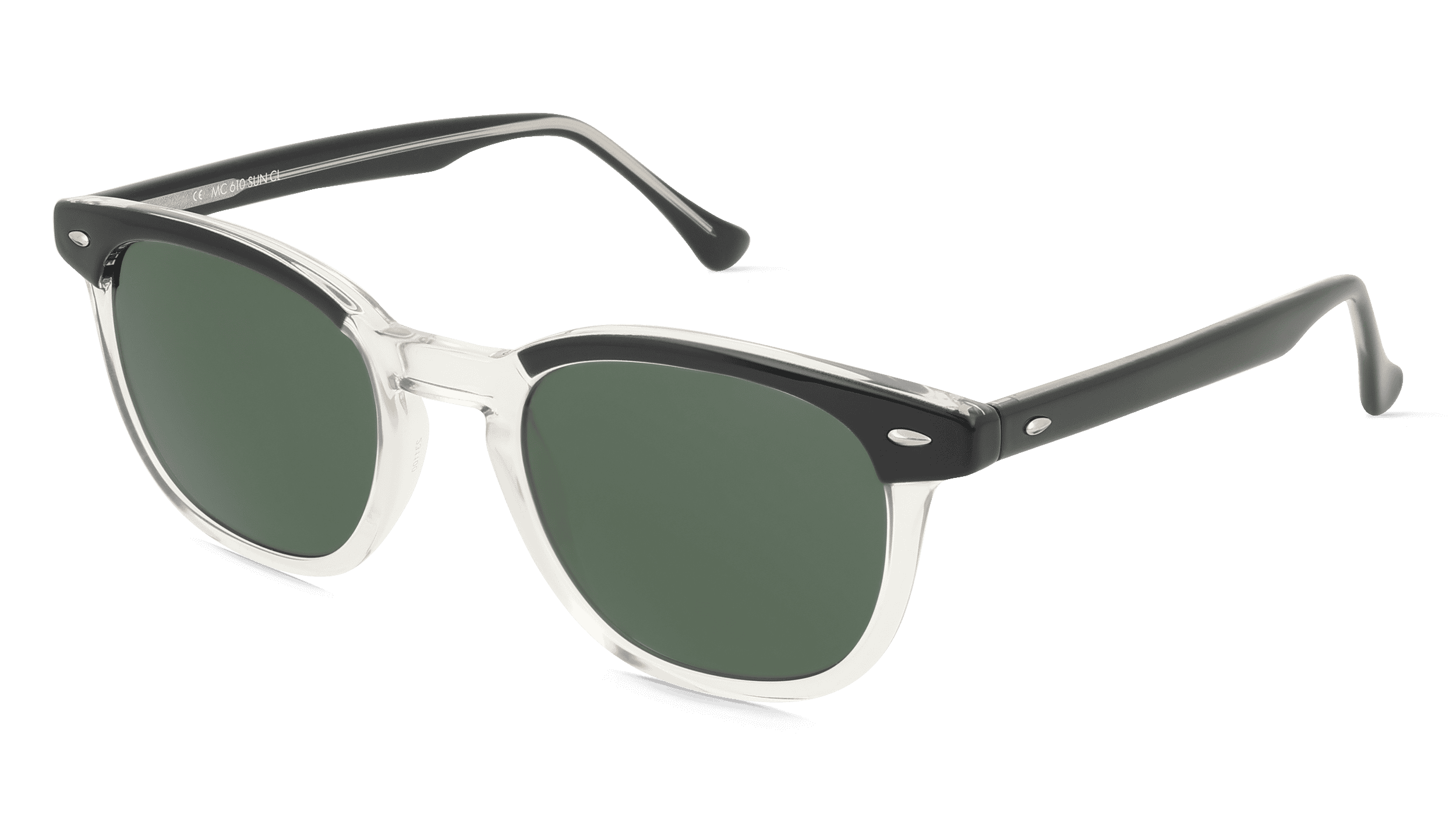 Fielmann MC 610 SUN CL Unisex Zonnebril, zwart kristal