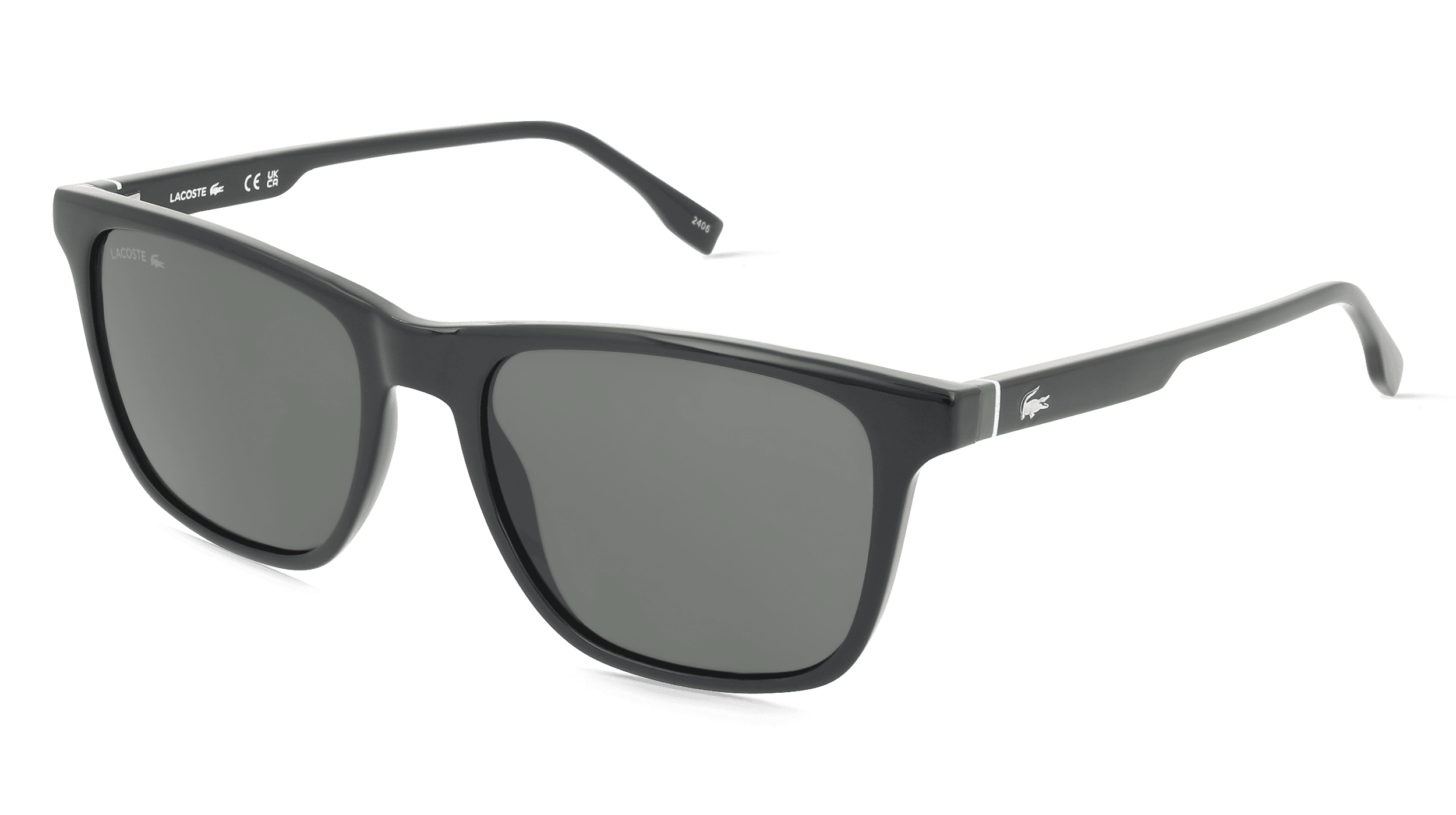 Lacoste L6041S Unisex Zonnebril, zwart
