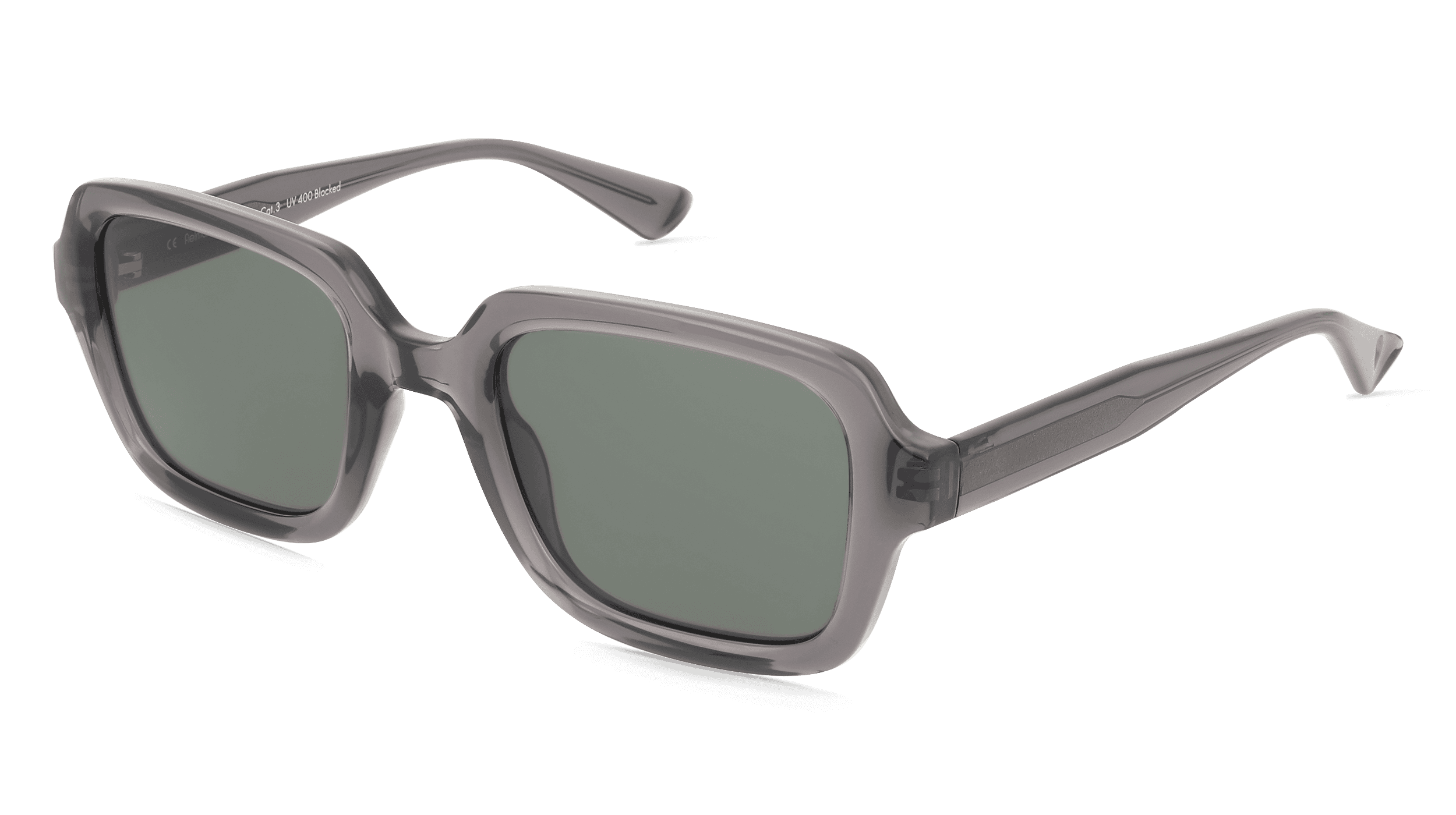 Fielmann MI 060 SUN FA PATRICK Unisex Zonnebril, grijs transparant