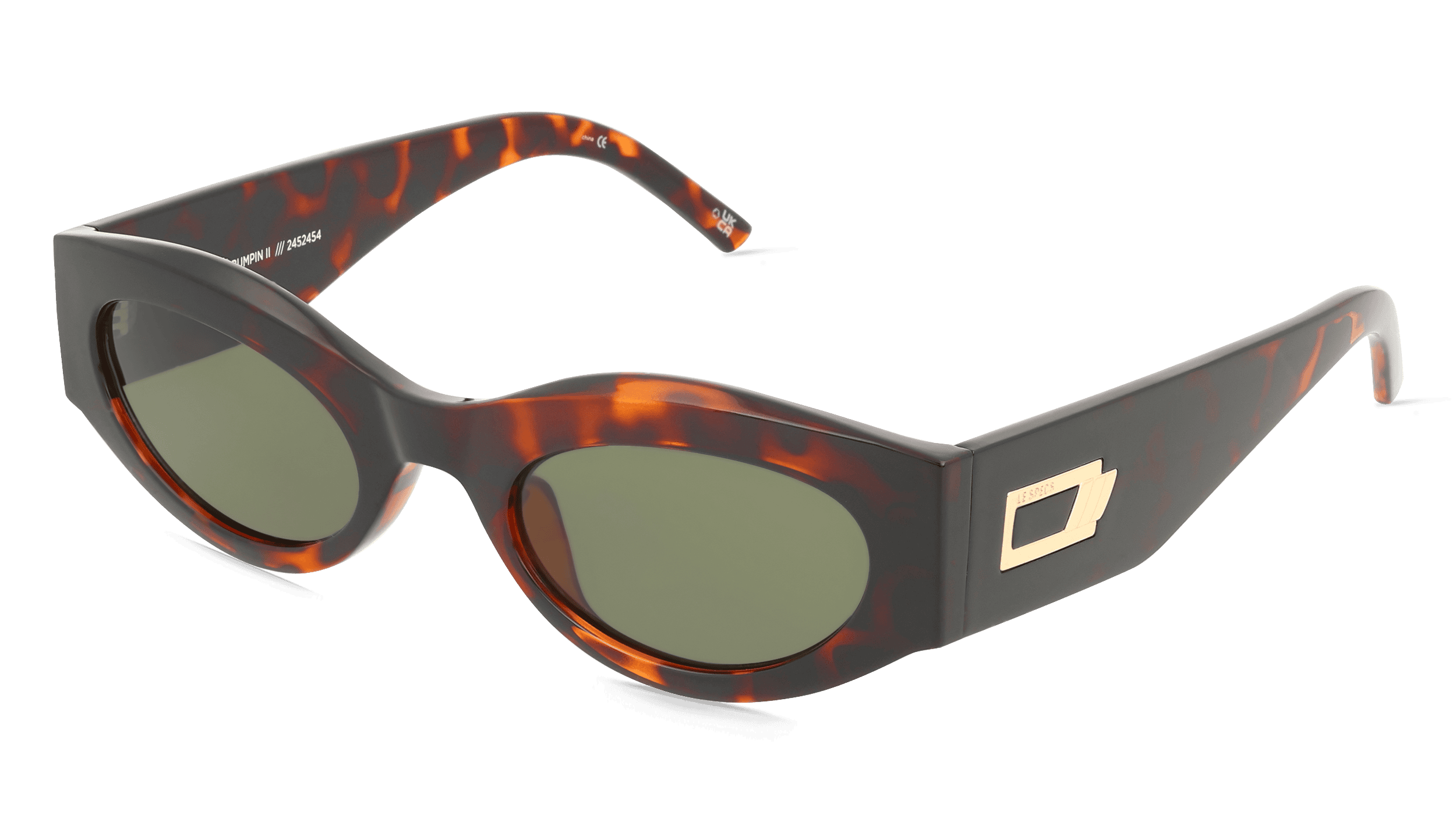 Le Specs BODY BUMPIN II Unisex Zonnebril, Bruin donker