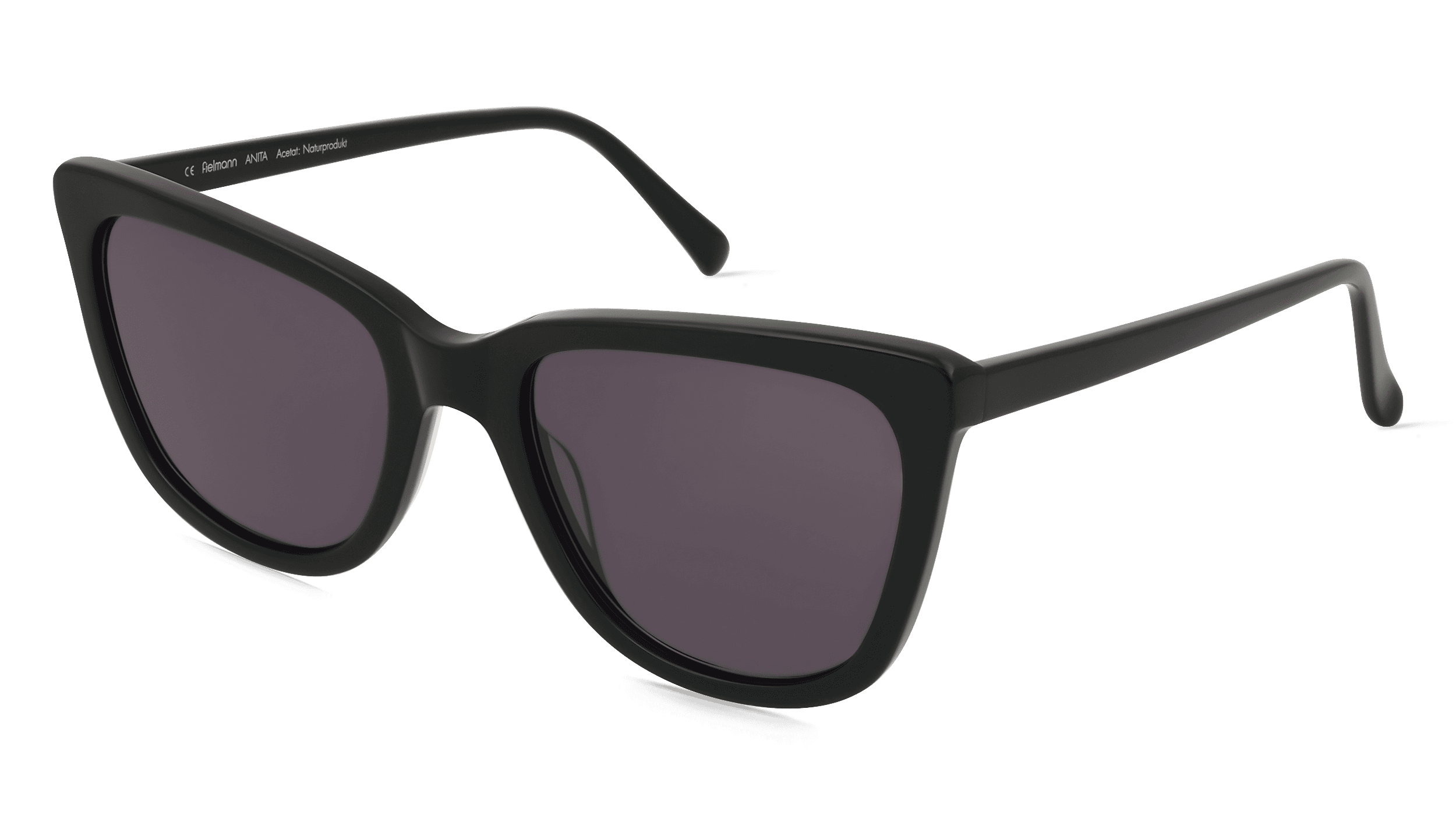 Fielmann BD 569 SUN FA ANITA Vrouwen Zonnebril, Zwart glanzend