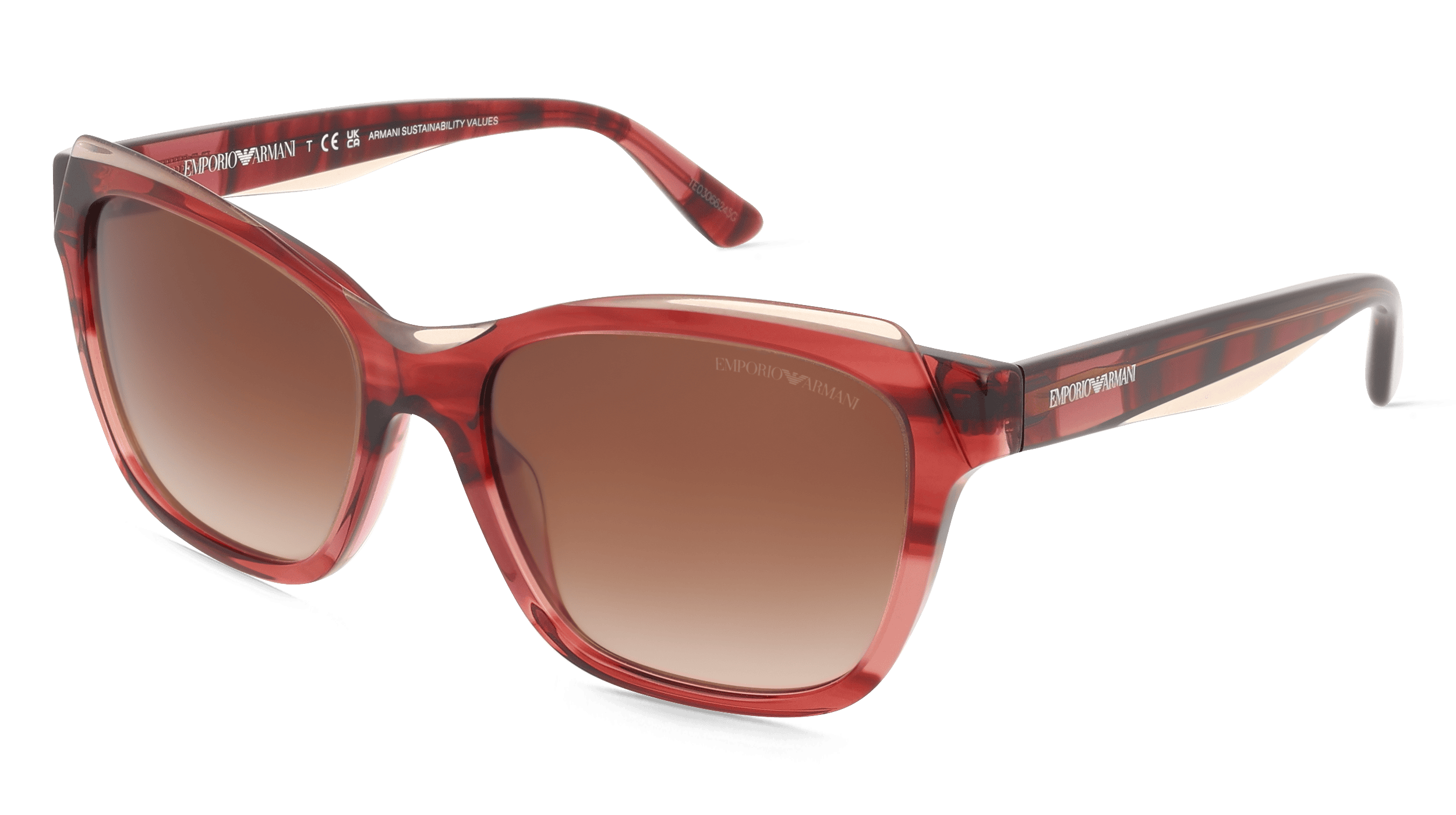 Emporio Armani EA4209 Vrouwen Zonnebril, Bordeaux glanzend