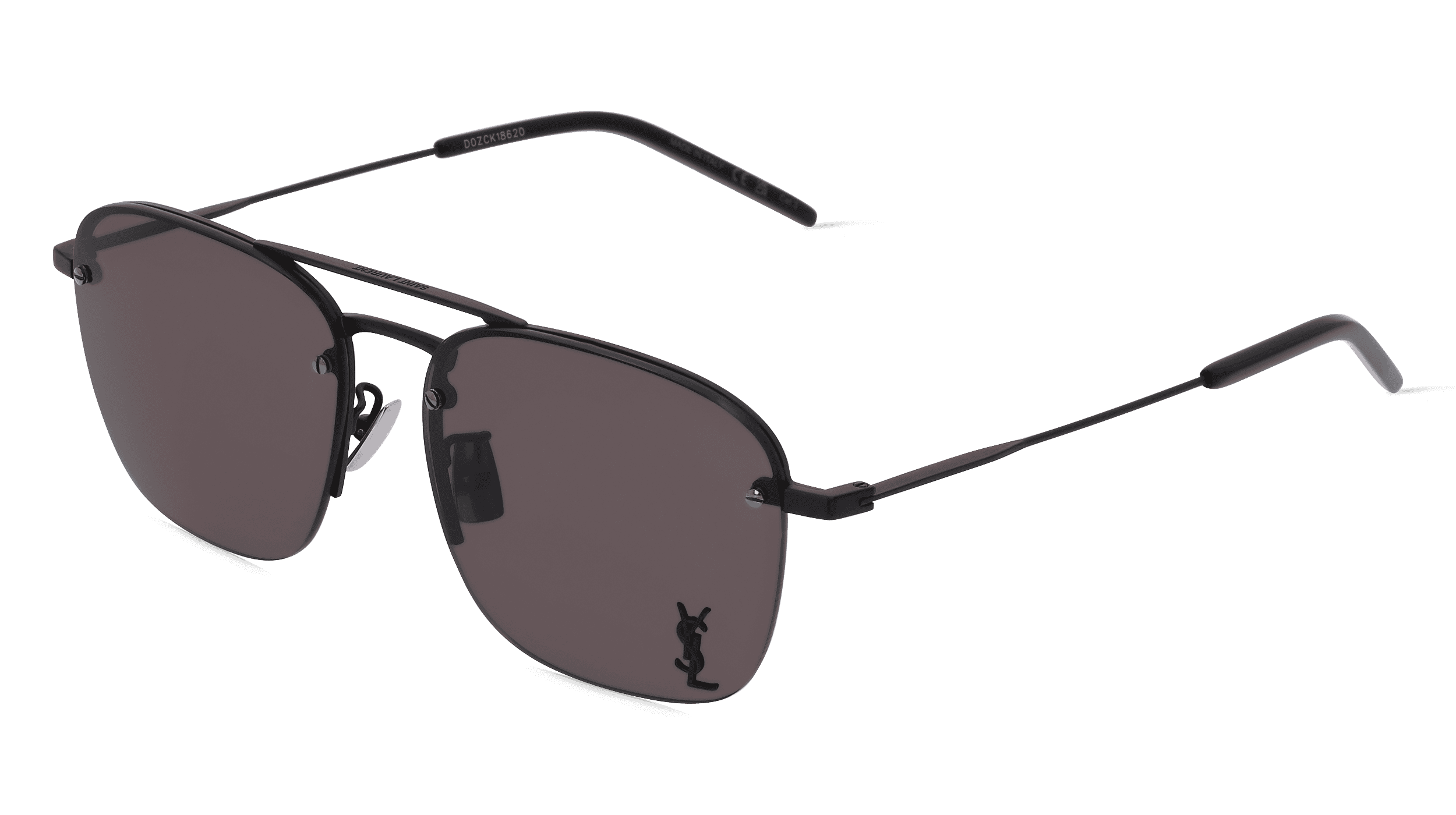 Saint Laurent SL 309 M Unisex Zonnebril, zwart mat