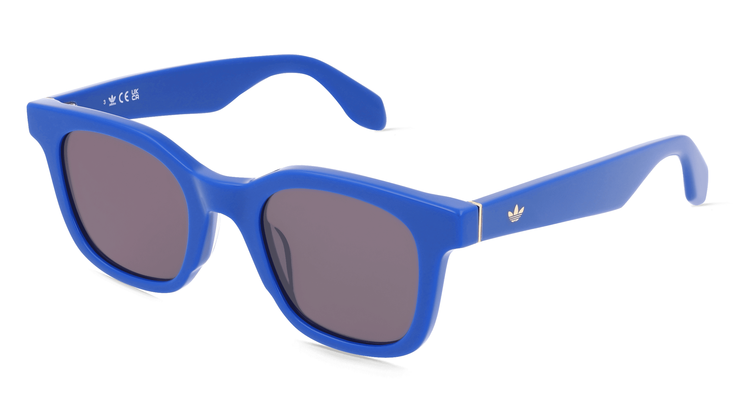 Adidas OR0109 Unisex Zonnebril, Blauw glanzend