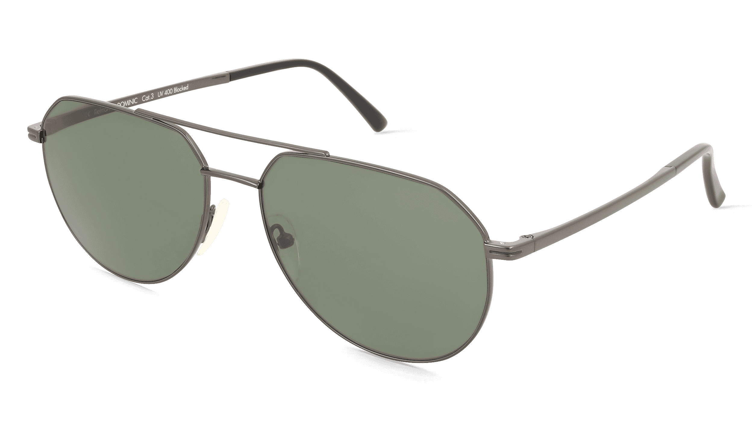 Fielmann MC 570 SUN CL DOMINIC Unisex Zonnebril, Gun glanzend