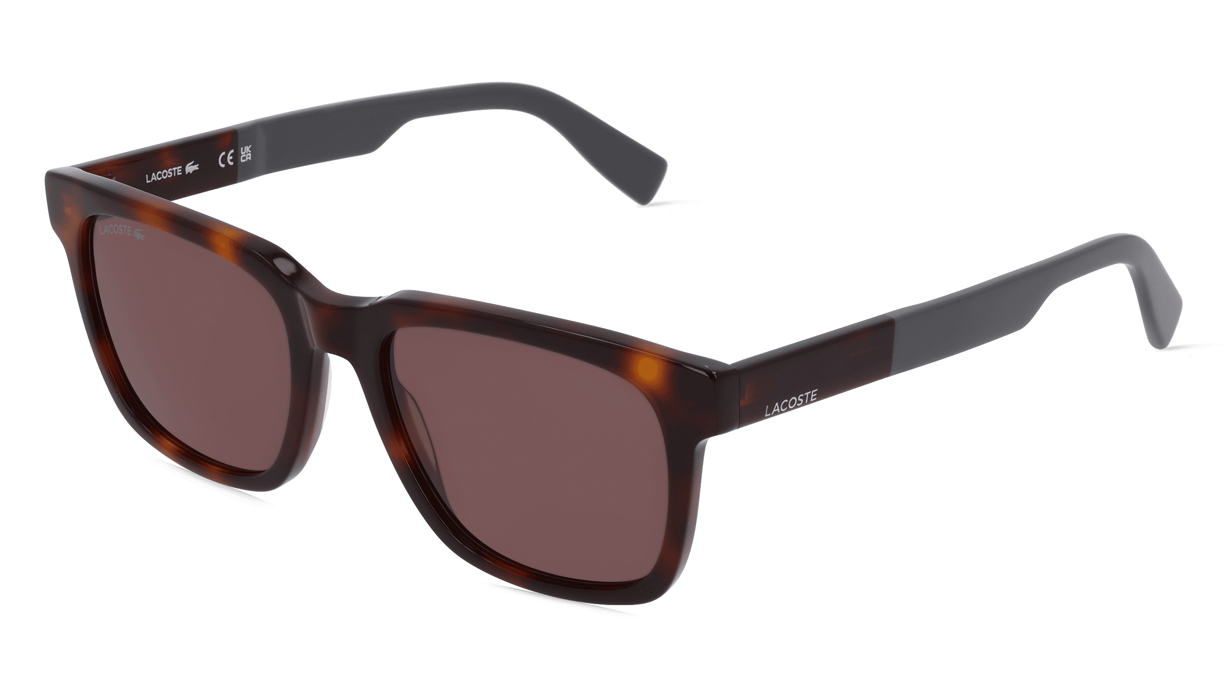 Lacoste L996S Unisex Zonnebril, Havanna glanzend