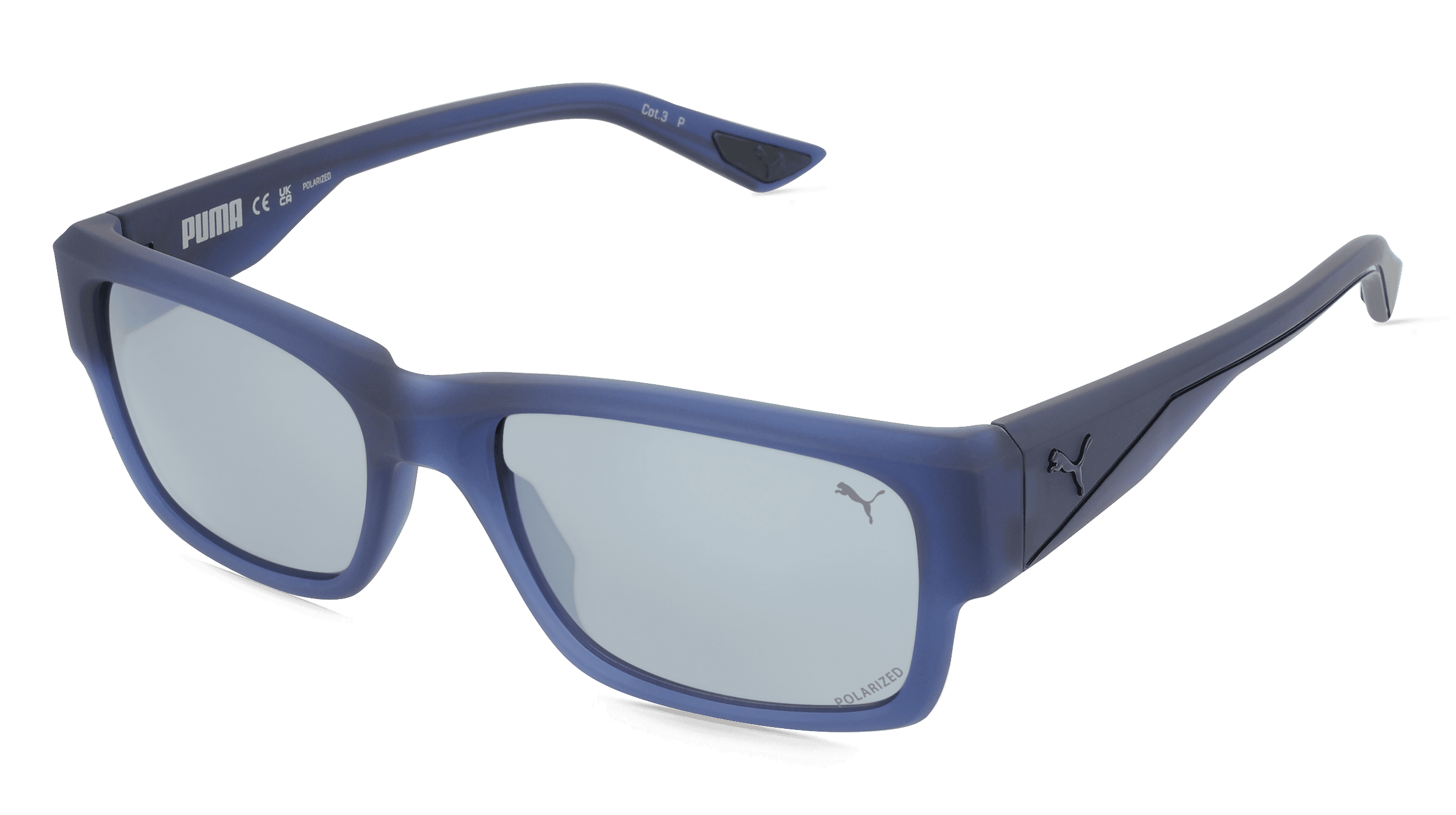 Puma PU0438S Unisex Zonnebril, blauw