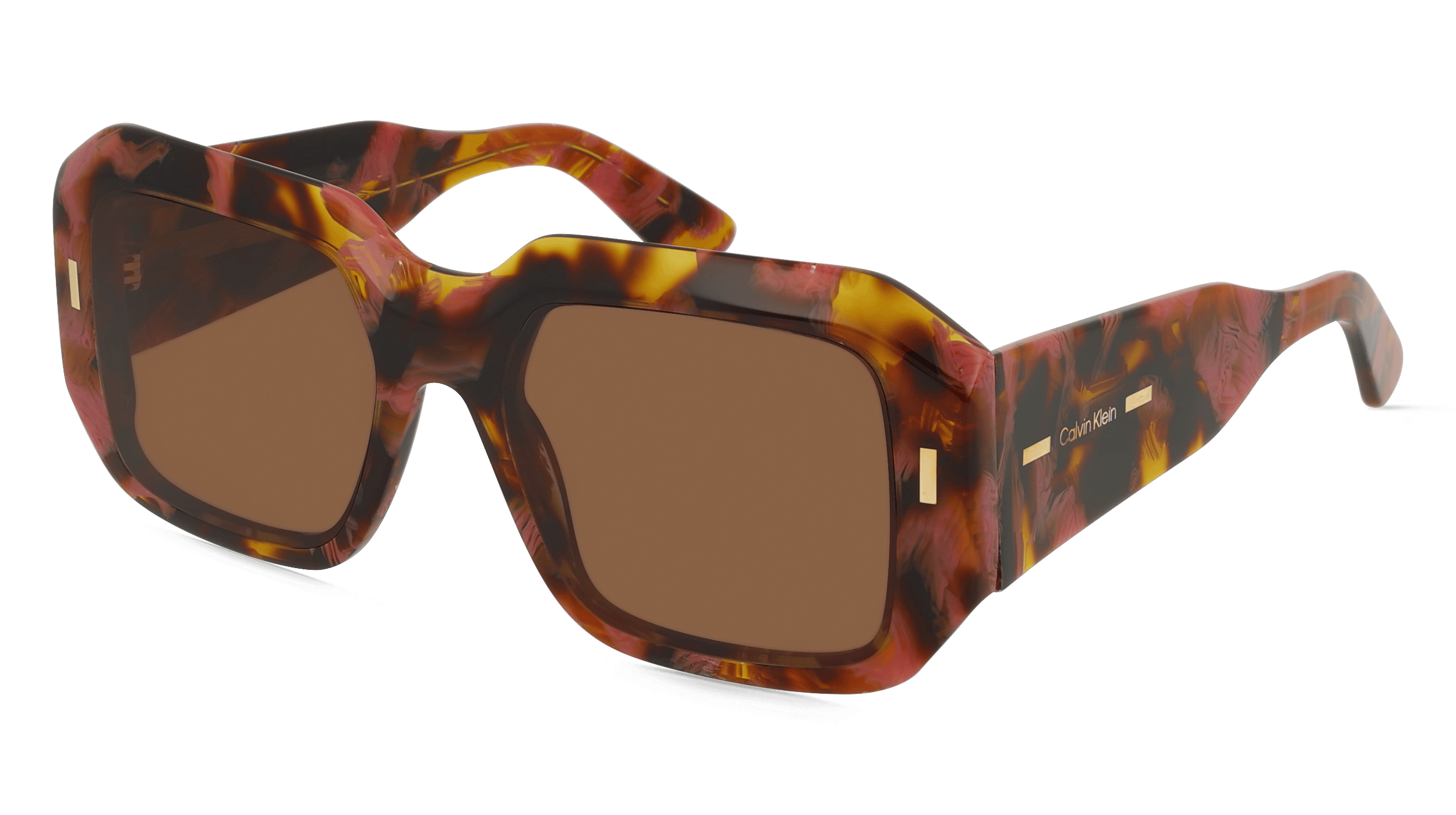 Calvin Klein CK23536S Unisex Zonnebril, havana
