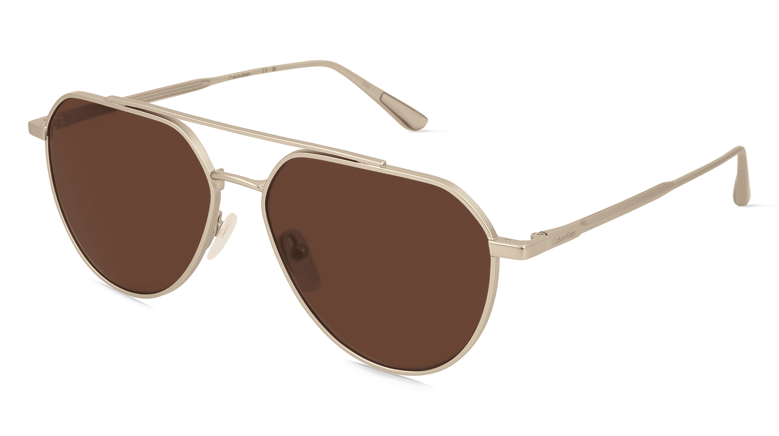 Calvin Klein CK24100S Unisex Zonnebril, goud