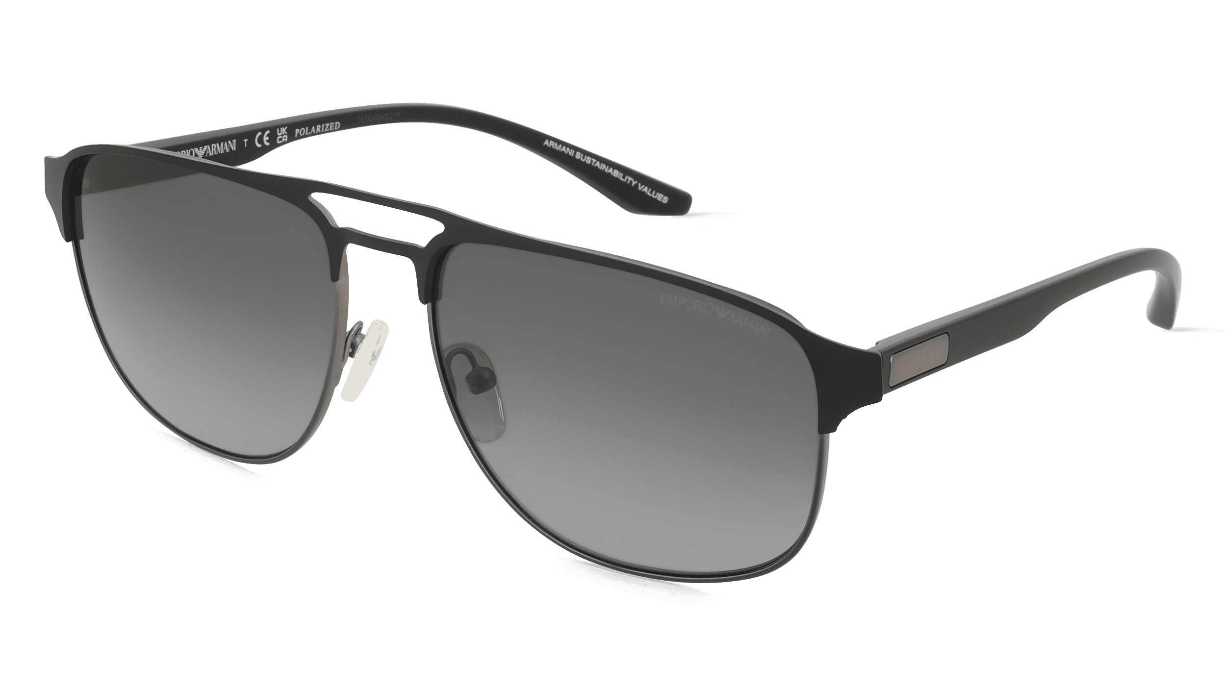 Emporio Armani EA2144 Mannen Zonnebril, gun mat