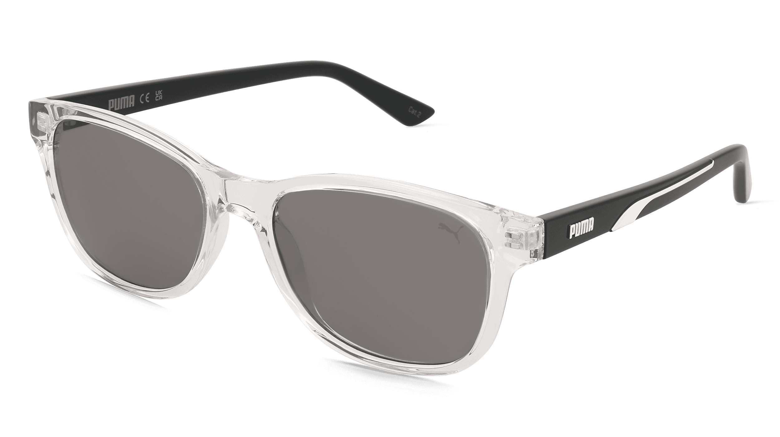 Puma PU0468S Unisex Zonnebril, zwart kristal