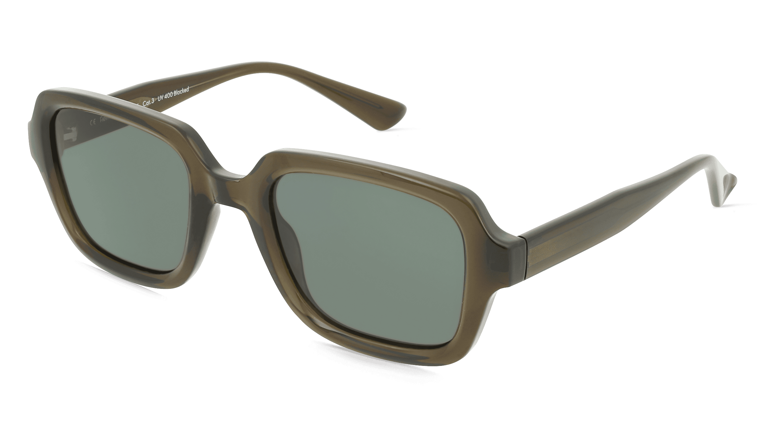 Fielmann MI 060 SUN FA PATRICK Unisex Zonnebril, Groen transparant