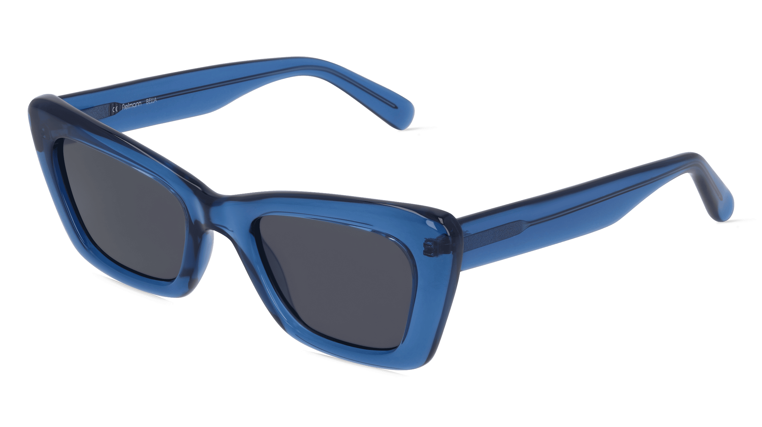 Fielmann OU 038 SUN FA BELLA Vrouwen Zonnebril, blauw transparant