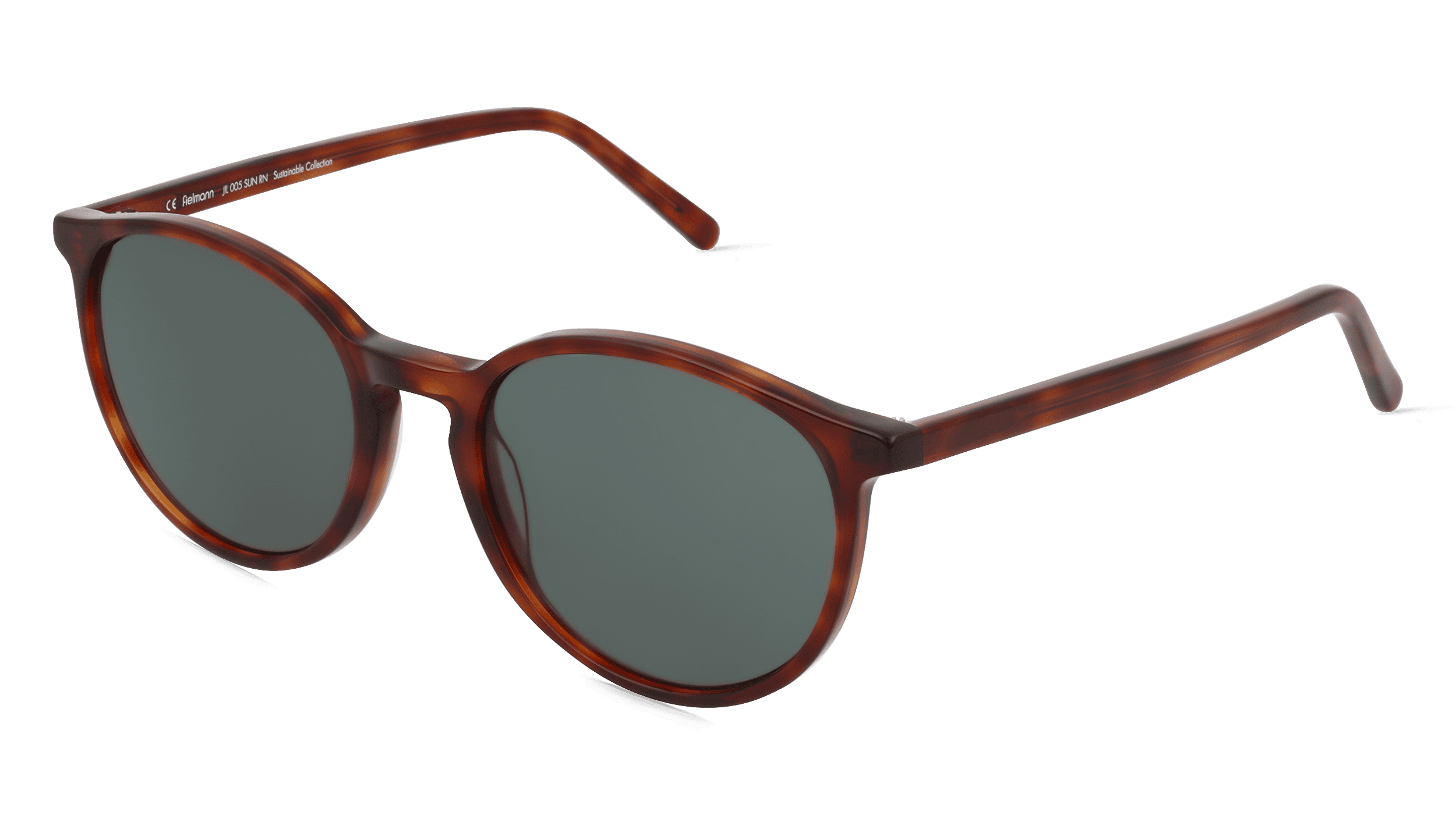 Fielmann JIL 005 SUN RN RILEY Unisex Zonnebril, Havanna glanzend