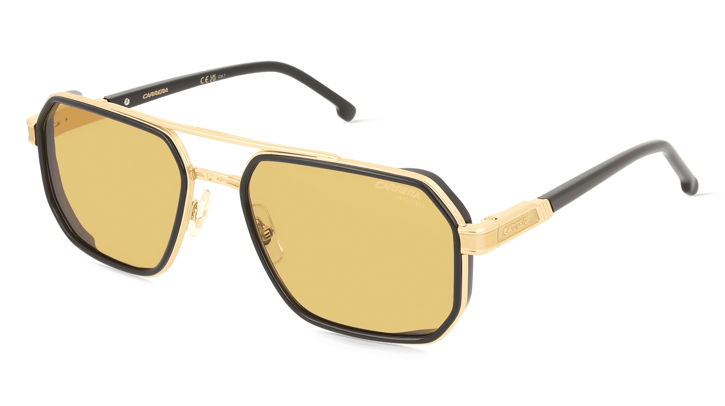 Carrera 1069/S Mannen Zonnebril, Zwart geel