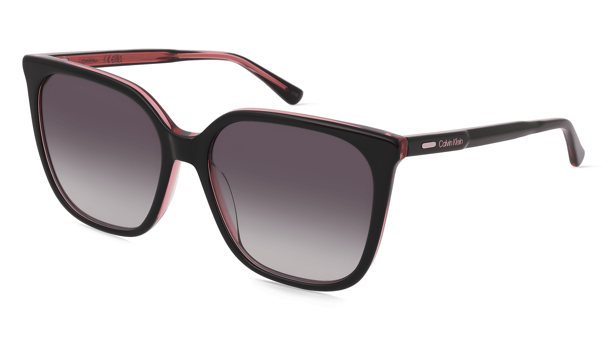 Calvin Klein CK24509S Unisex Zonnebril, zwart roze