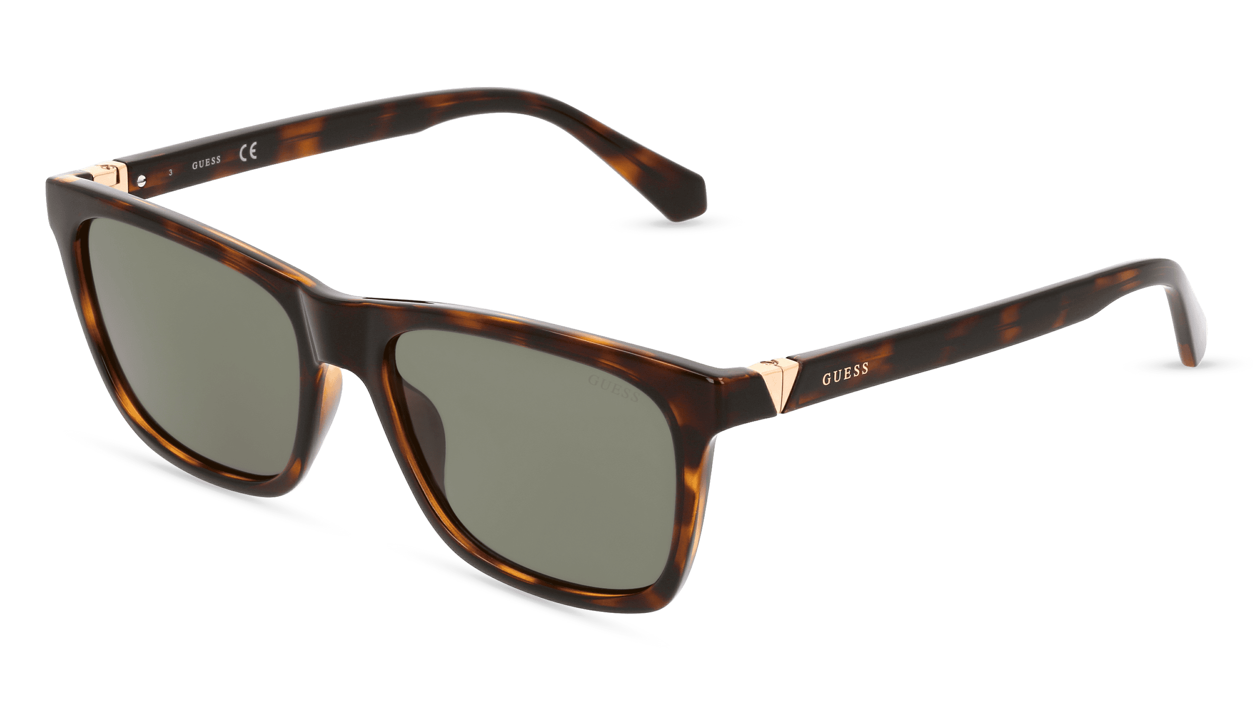 GUESS GU00044 Mannen Zonnebril, Havanna donker