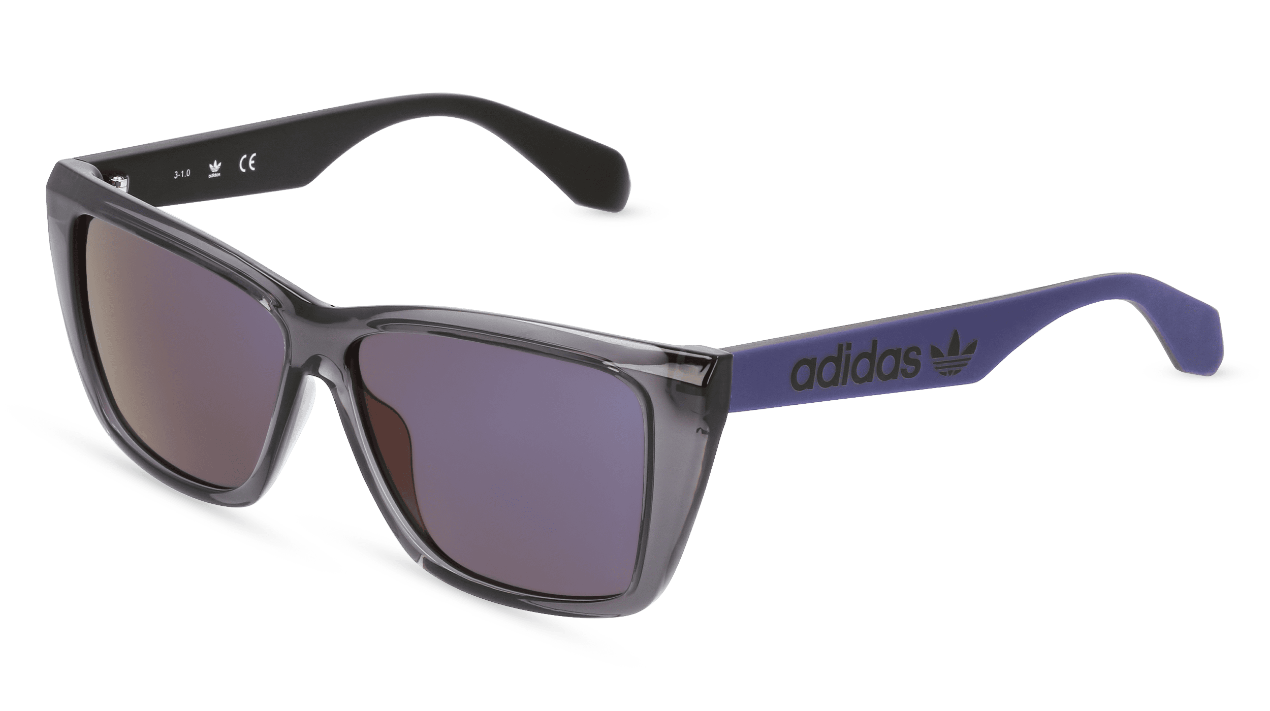 ADIDAS OR0026 Unisex Zonnebril, grijs transparant