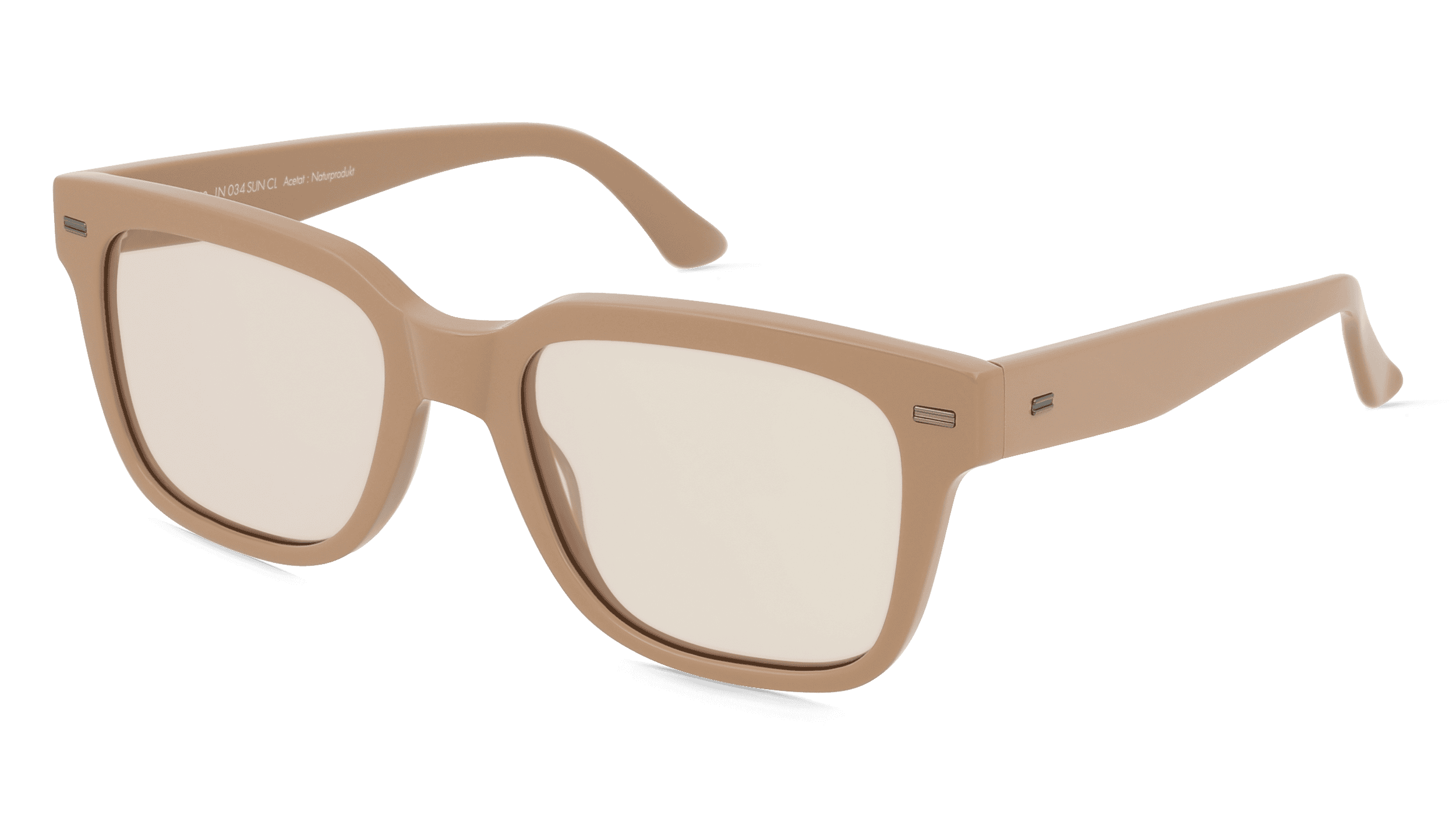 Fielmann LN 034 SUN CL Unisex Zonnebril, Bruin licht
