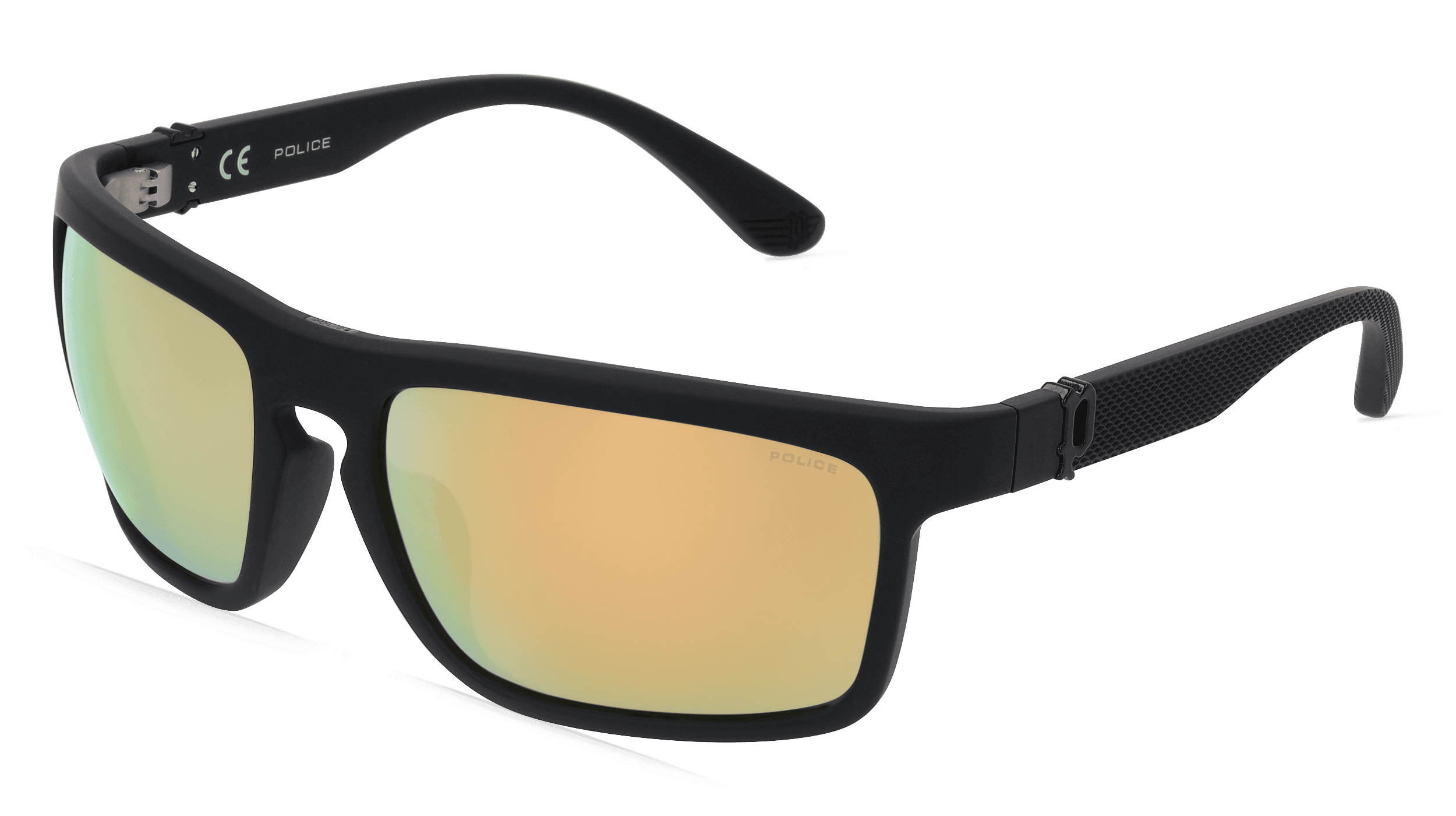 Police POISPLF63 Unisex Zonnebril, zwart mat