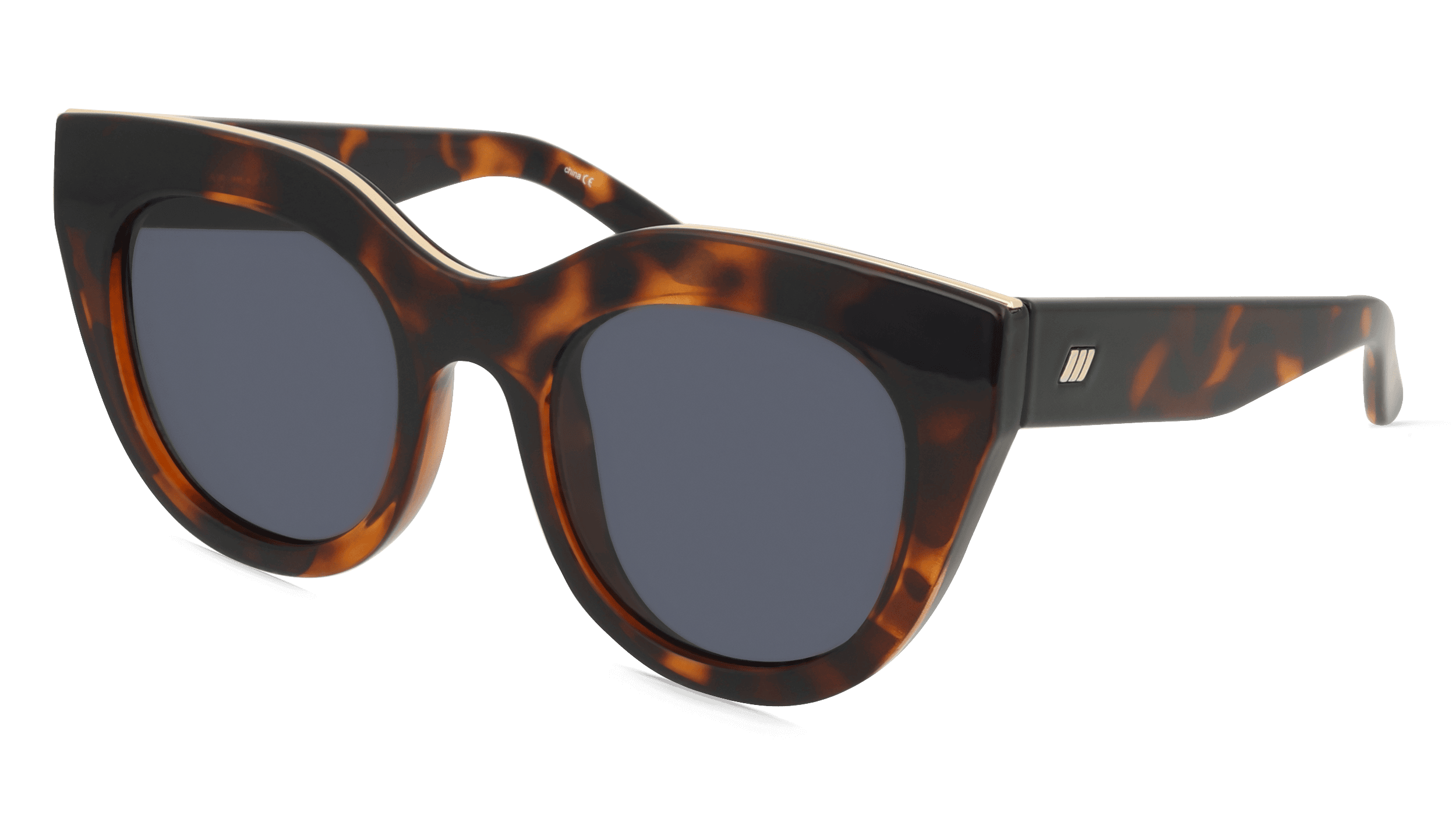 Le Specs AIR HEART Unisex Zonnebril, bruin
