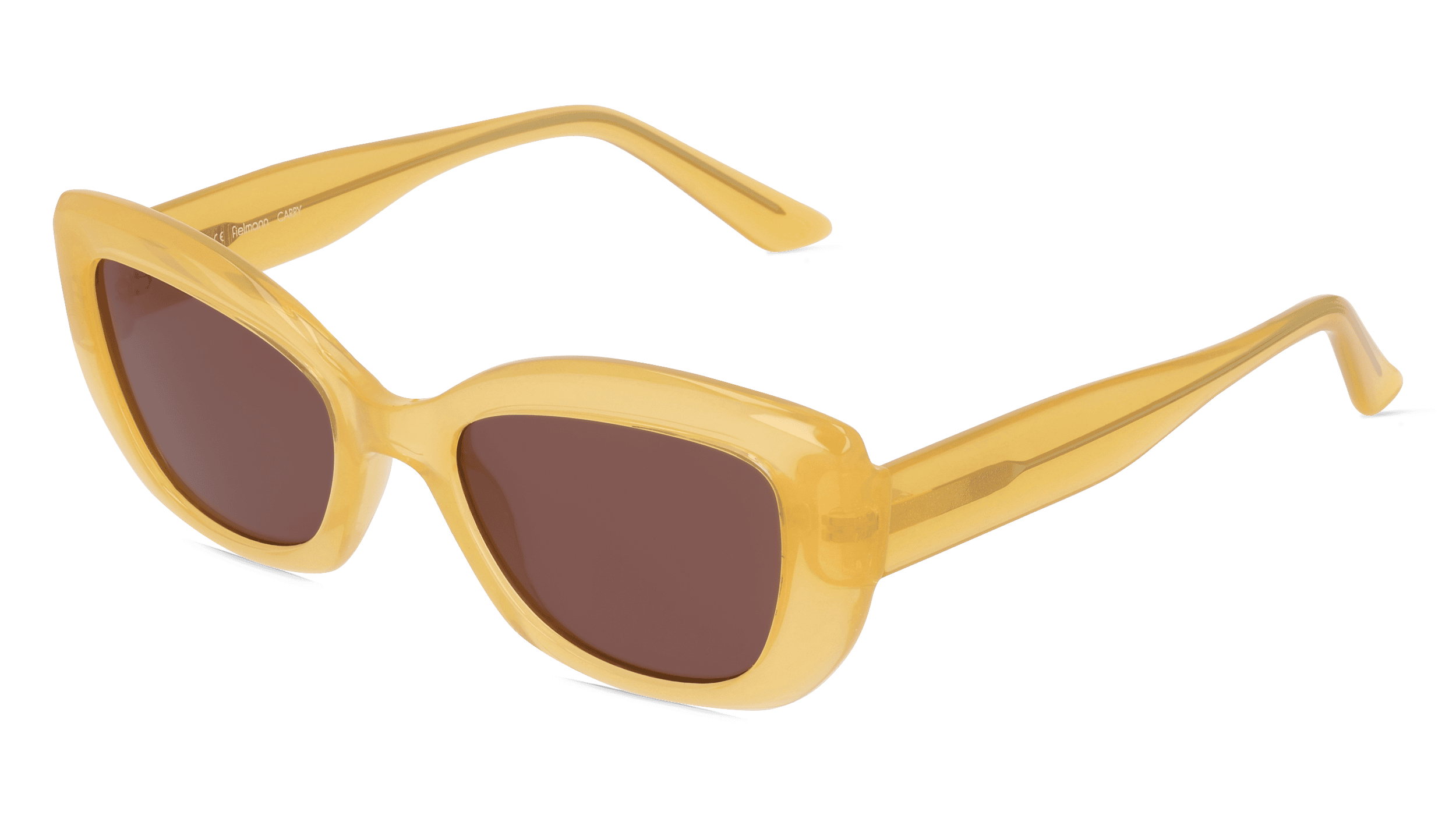 CARRY SUN Vrouwen Zonnebril, geel transparant