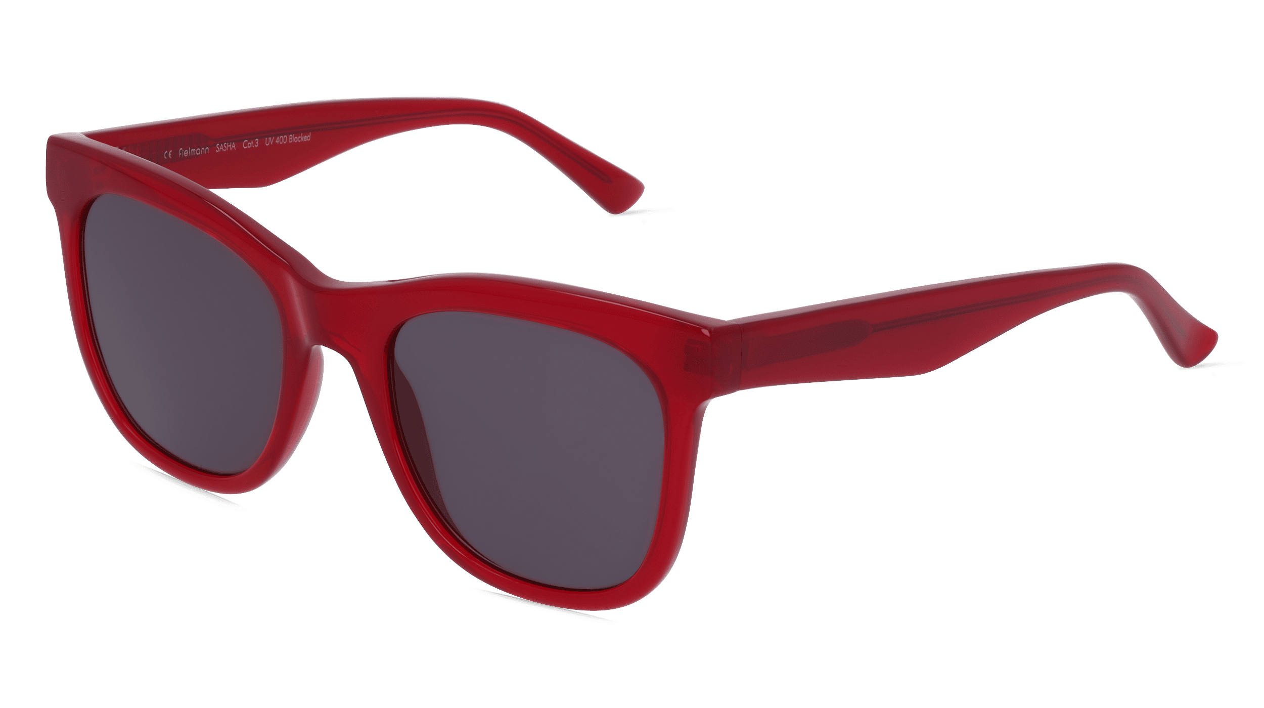 Fielmann ABC 072 SUN FA SASHA Unisex Zonnebril, Bordeauxrood rosegoud