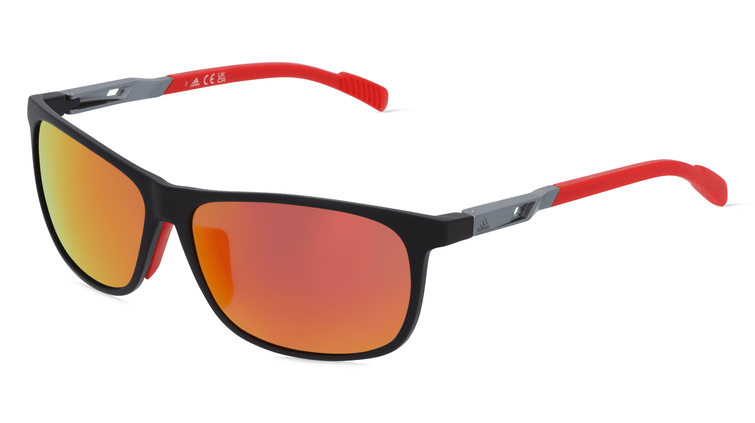 Adidas SP0061 Unisex Zonnebril, zwart mat