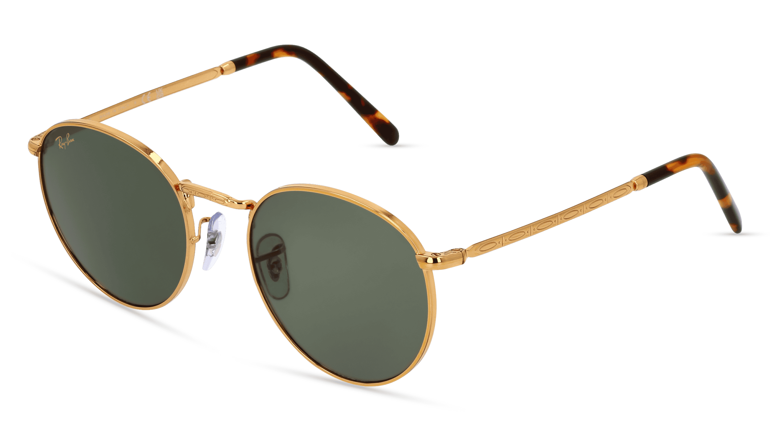 RAY-BAN RB 3637 NEW ROUND Unisex Zonnebril, goud
