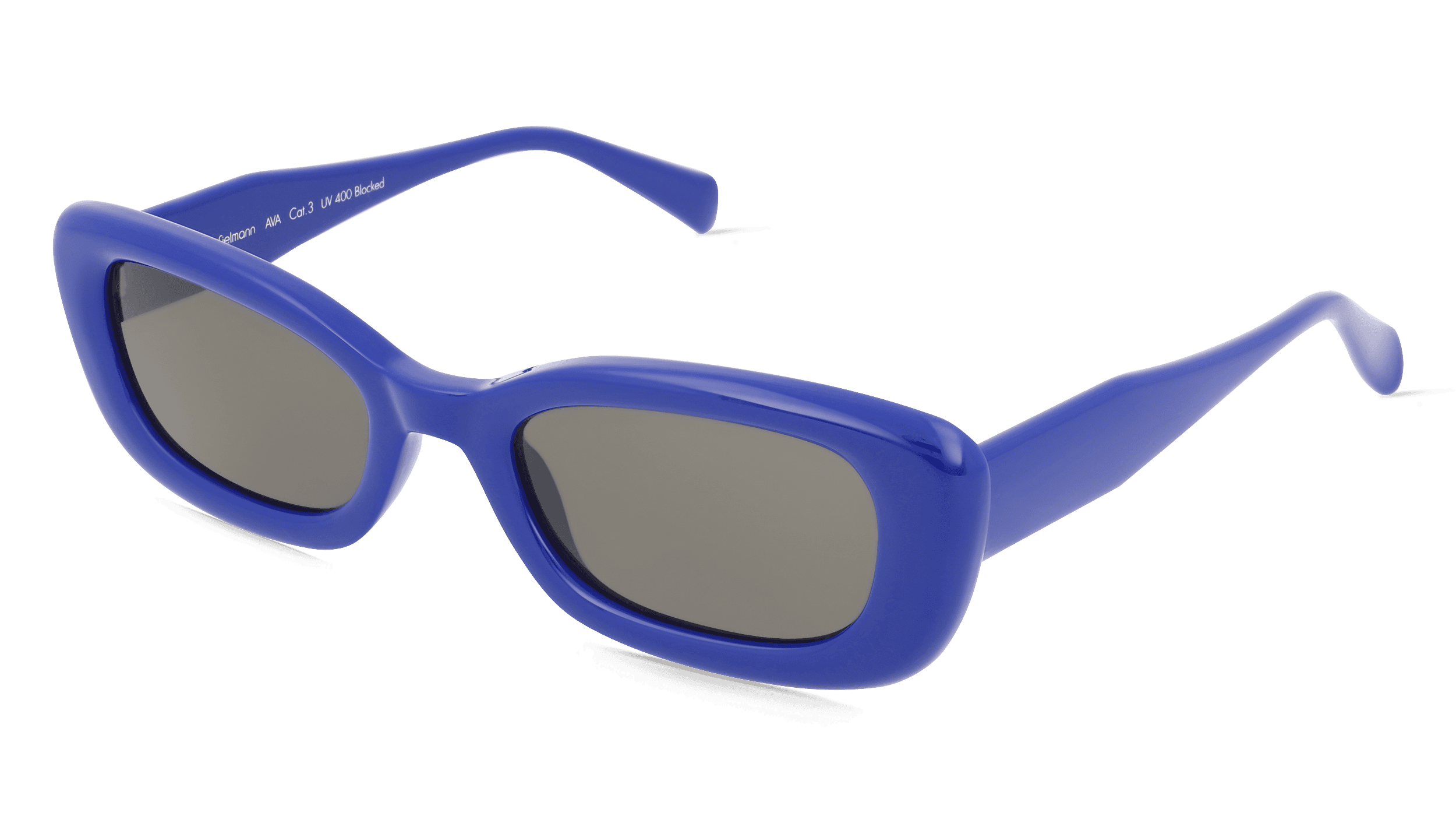Fielmann MC 632 SUN FA AVA Vrouwen Zonnebril, Blauw glanzend