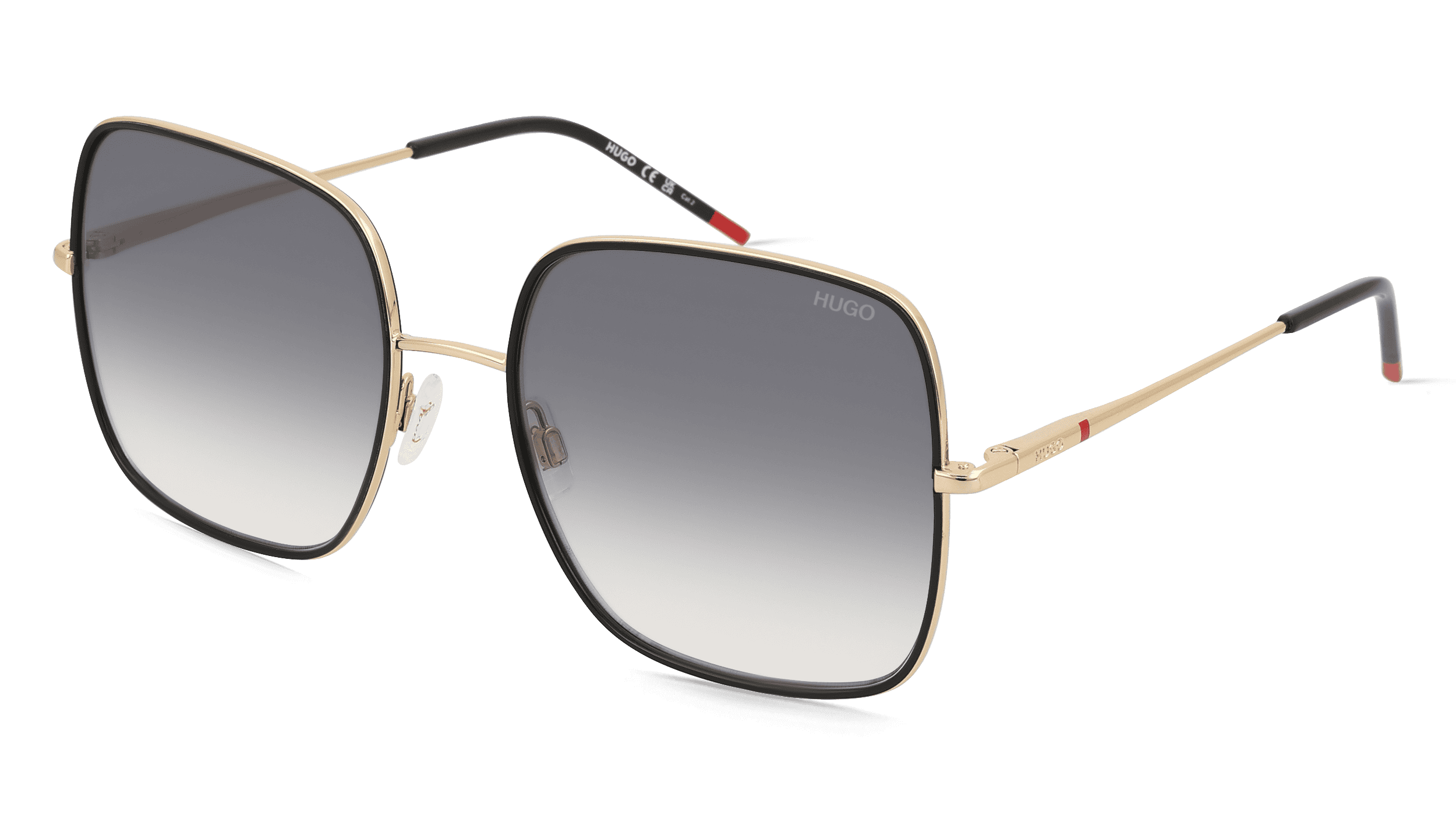 Hugo HG 1293/S Vrouwen Zonnebril, goud zwart