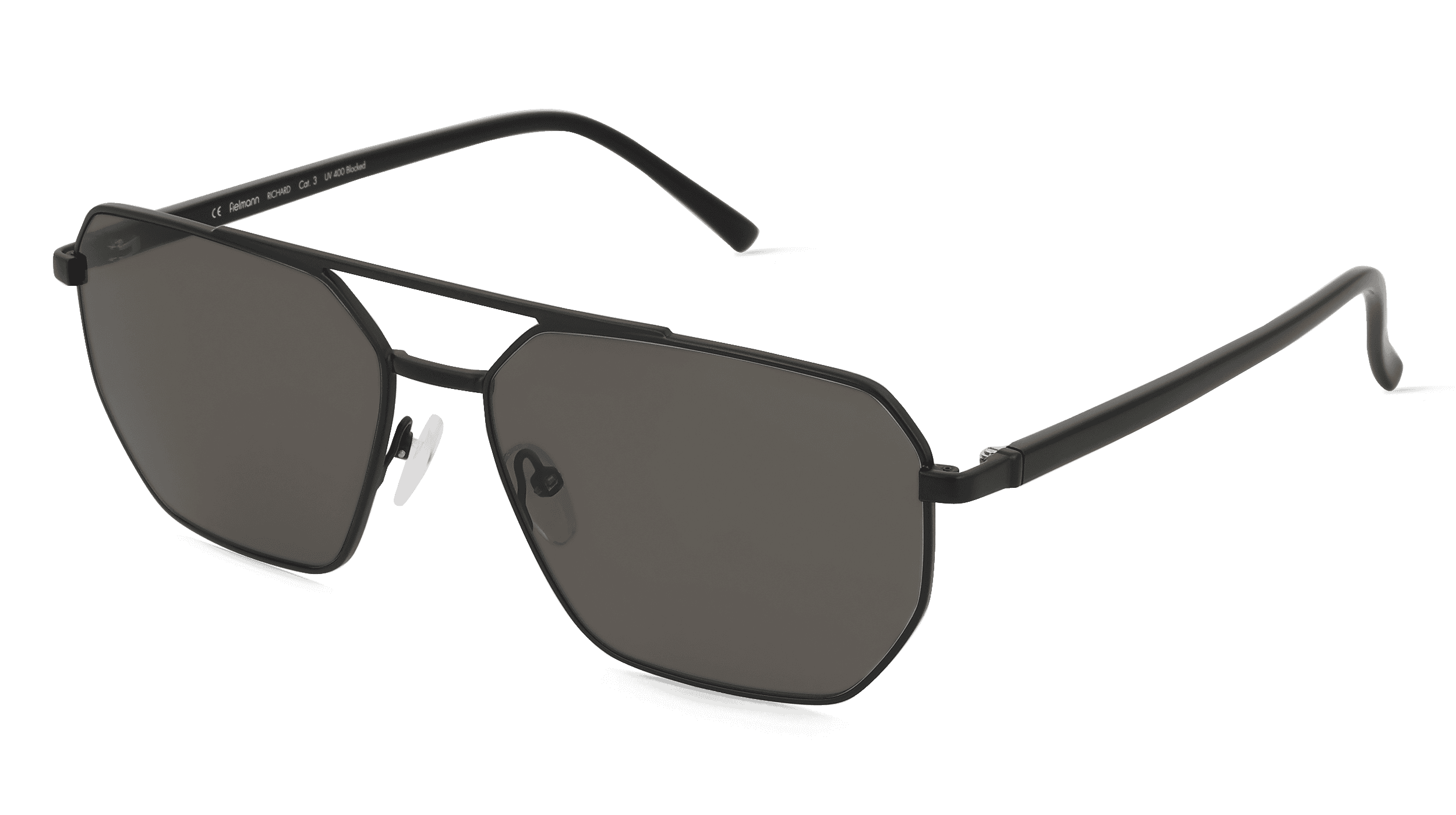 Fielmann BD 575 SUN CL RICHARD Mannen Zonnebril, zwart