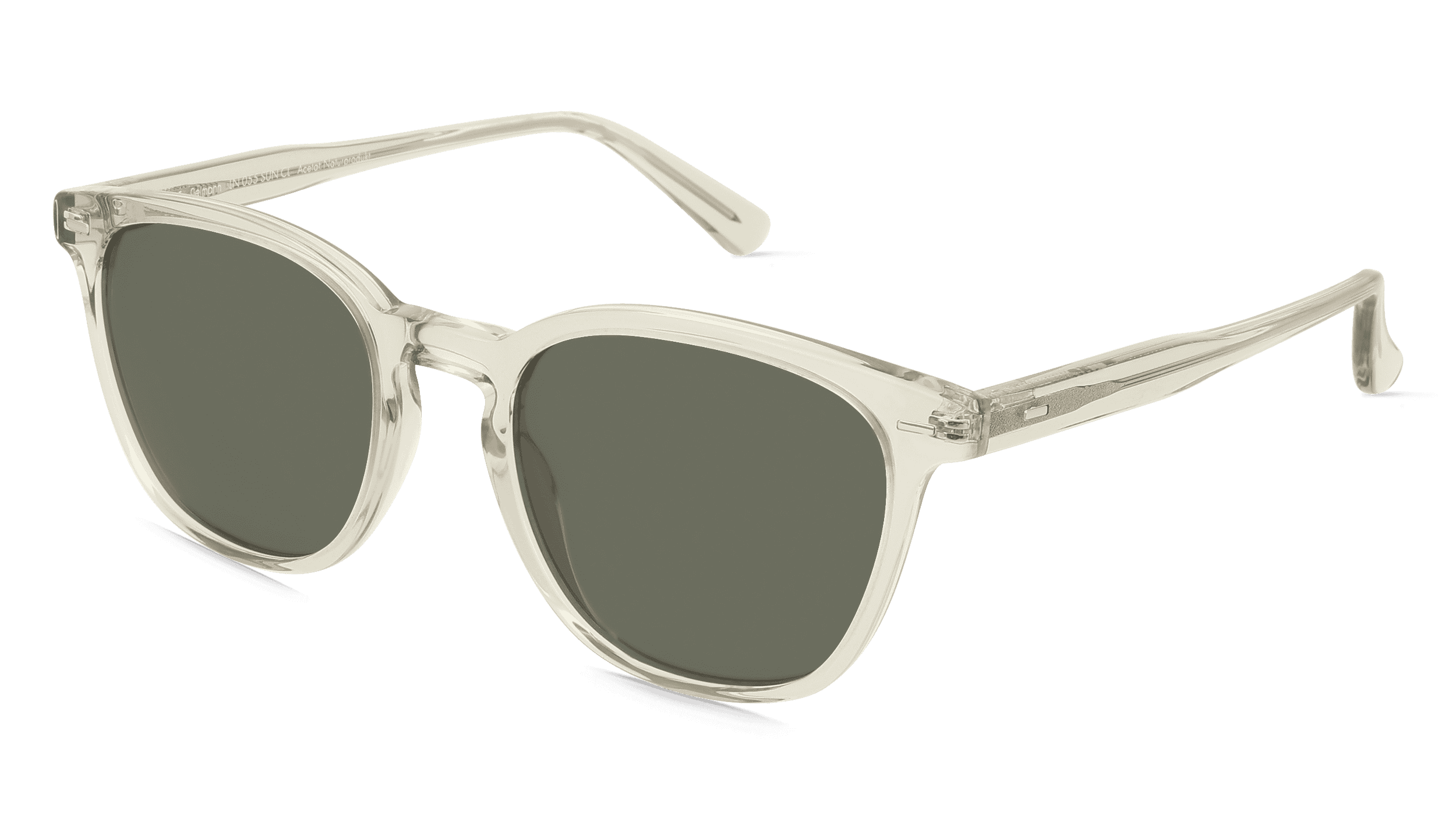 Fielmann LN 055 SUN CL Unisex Zonnebril, Groen transparant