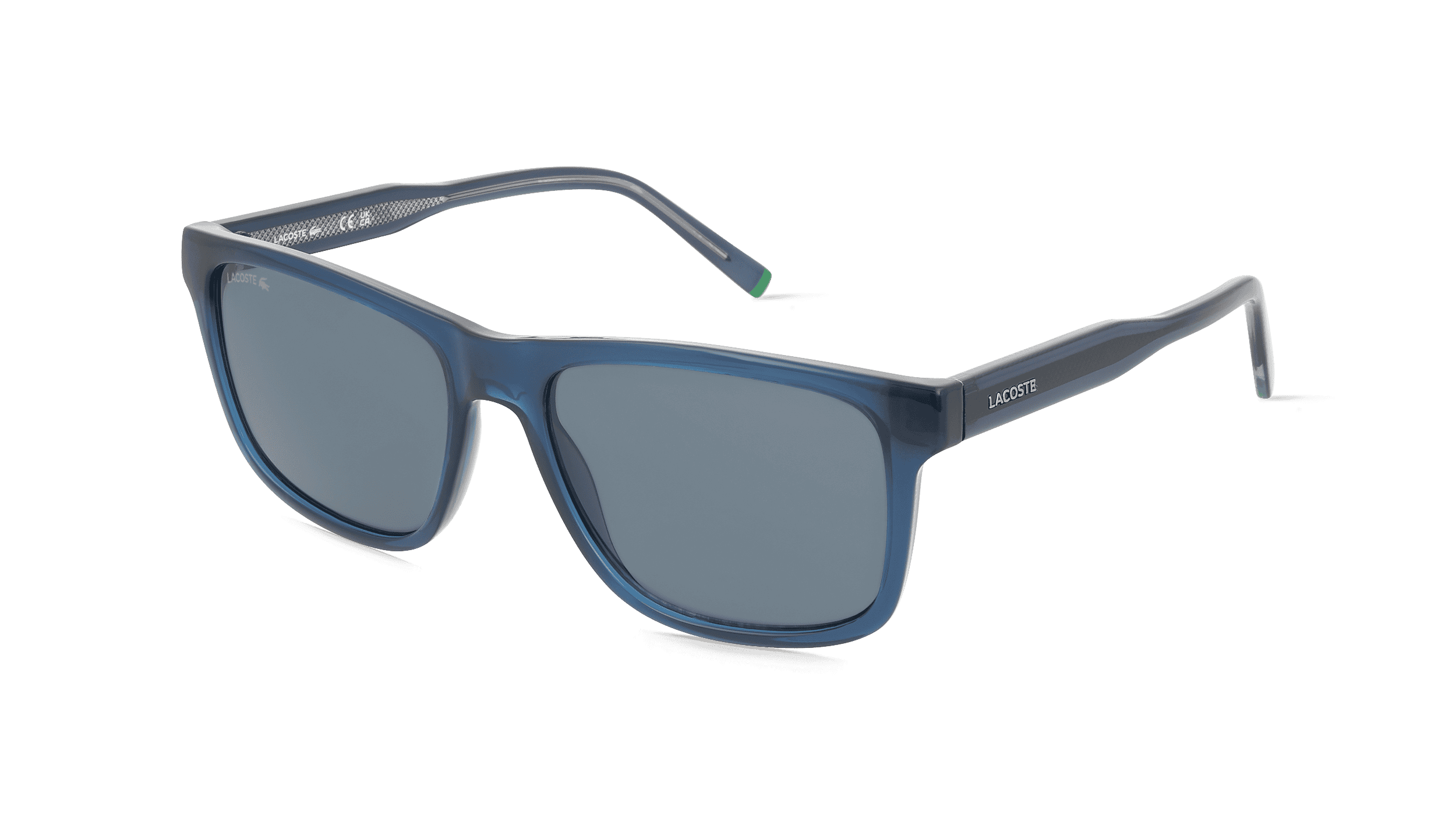 Lacoste L6025S Unisex Zonnebril, blauw transparant