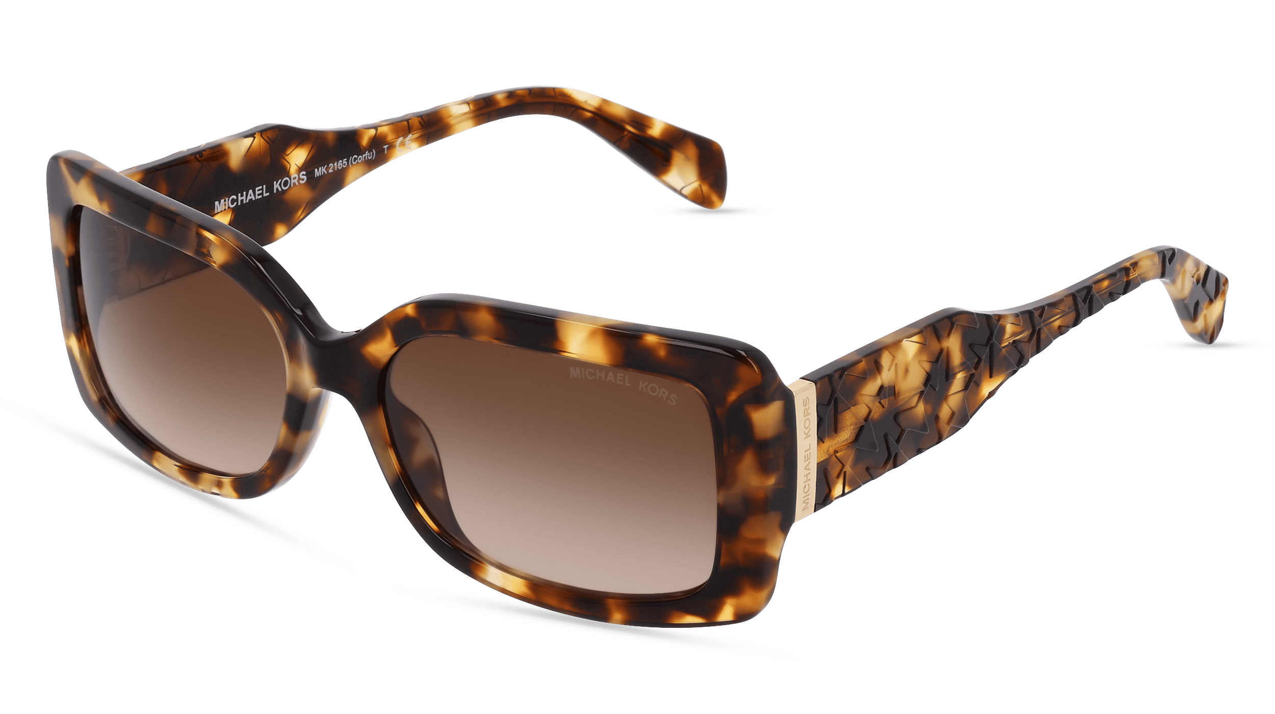 MICHAEL KORS MK2165 CORFU Vrouwen Zonnebril, havana