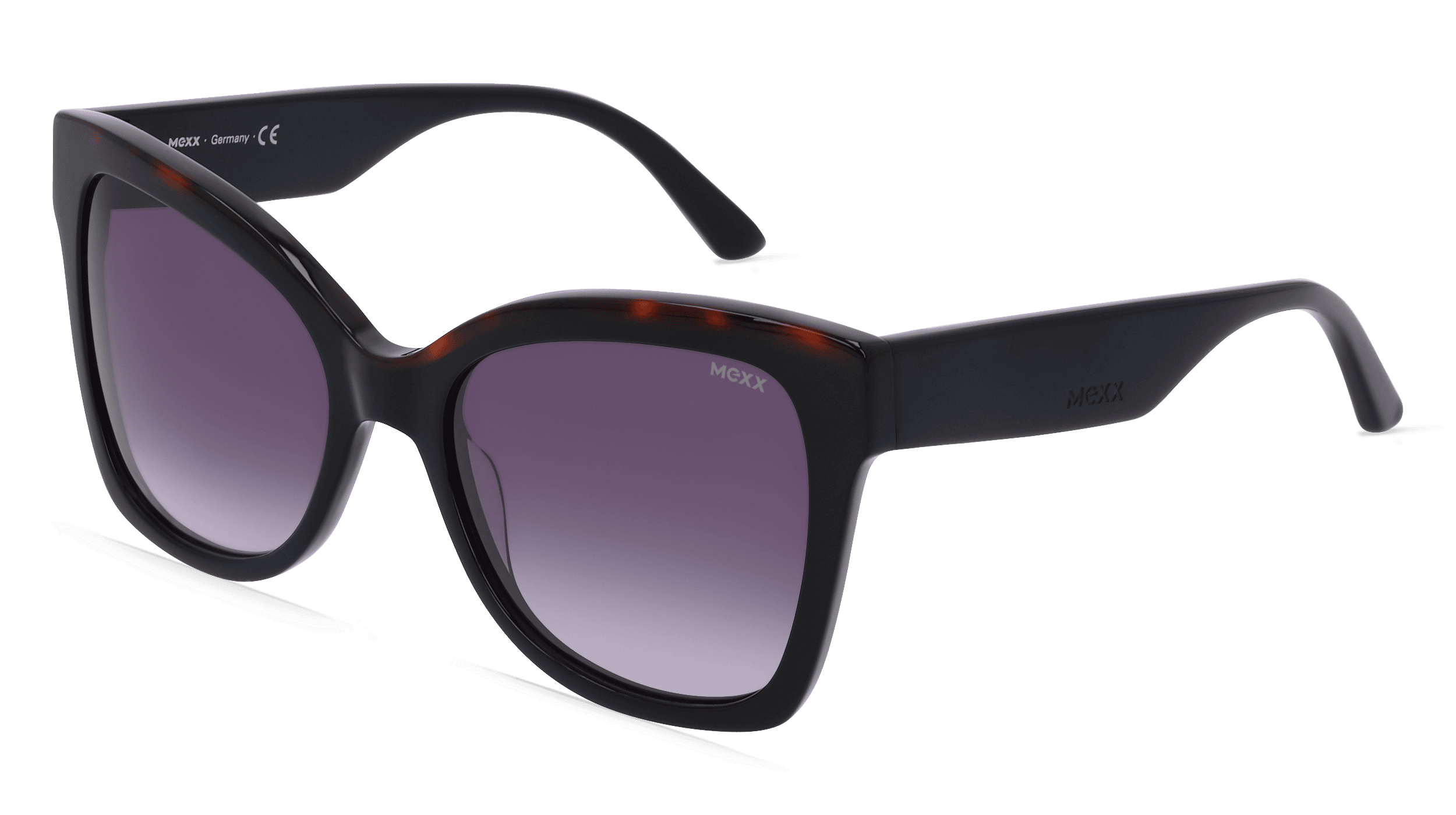 MEXX EYES 6511 Unisex Zonnebril, zwart havana