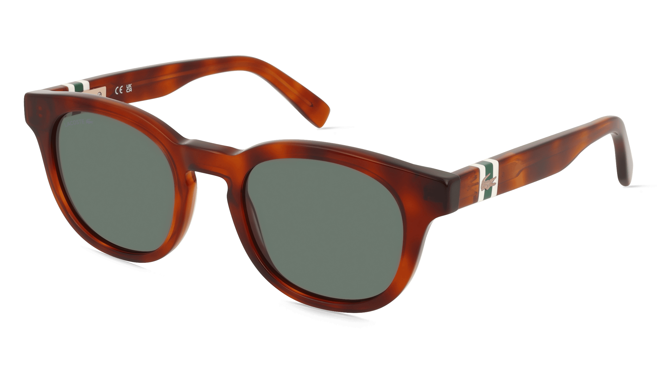 Lacoste L6006S Unisex Zonnebril, bruin havana
